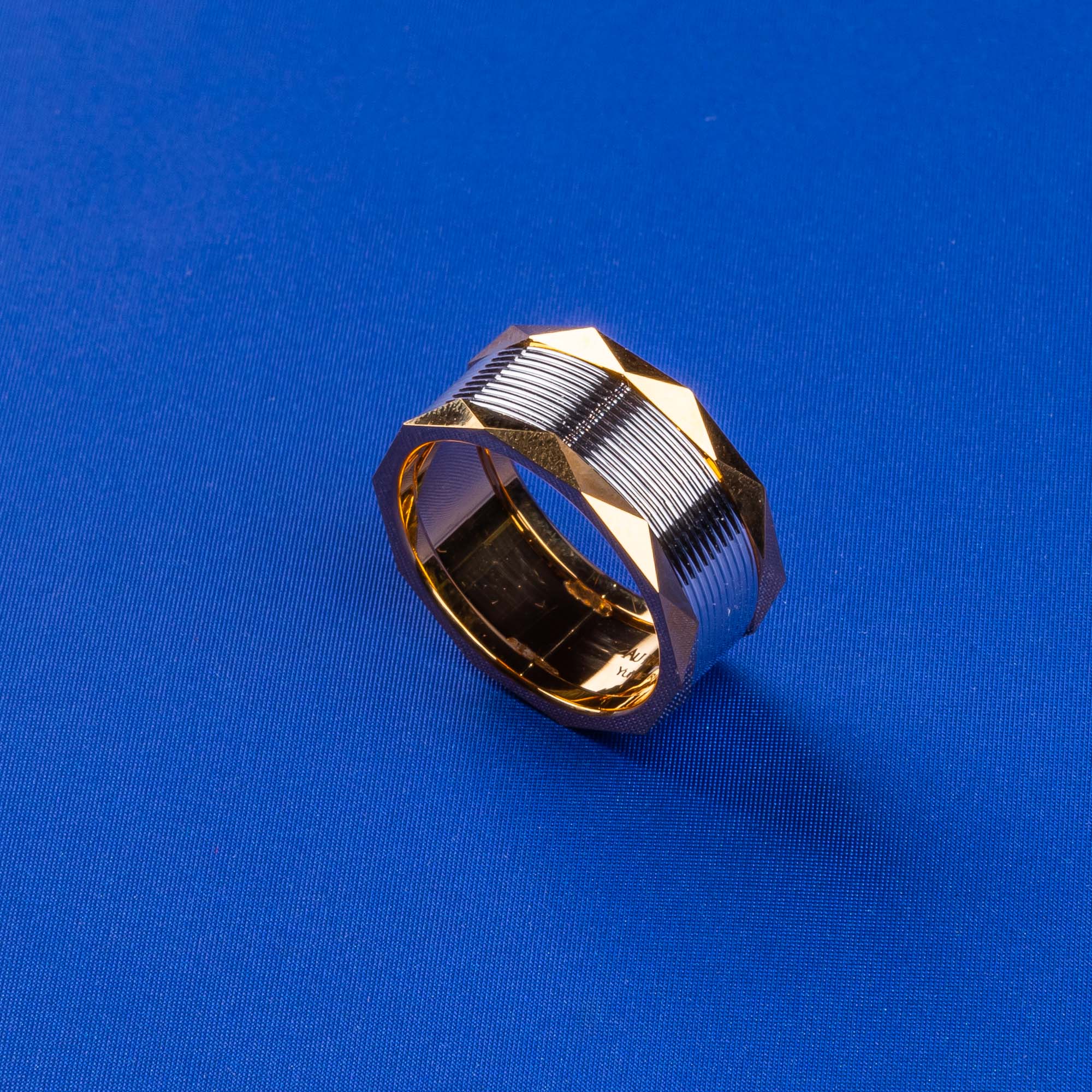 22K Gold Two-Tone Ring/Band