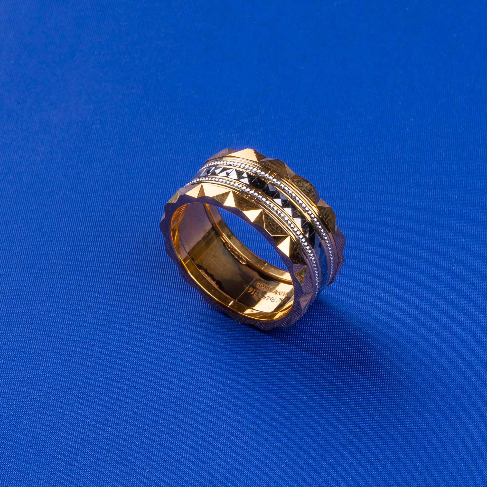Eternity Two-Tone 22K Gold Ring
