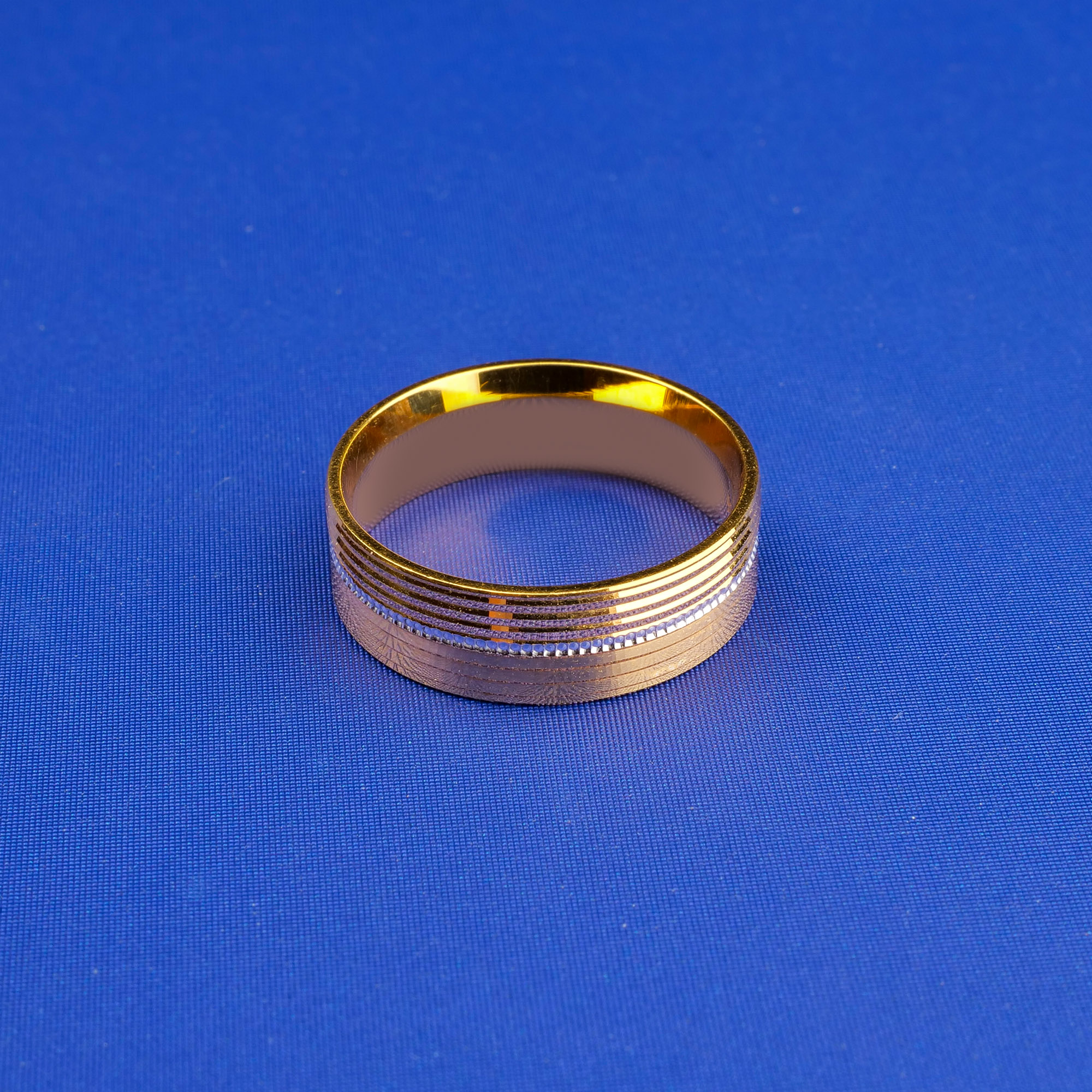 22K Gold Two-Tone Band