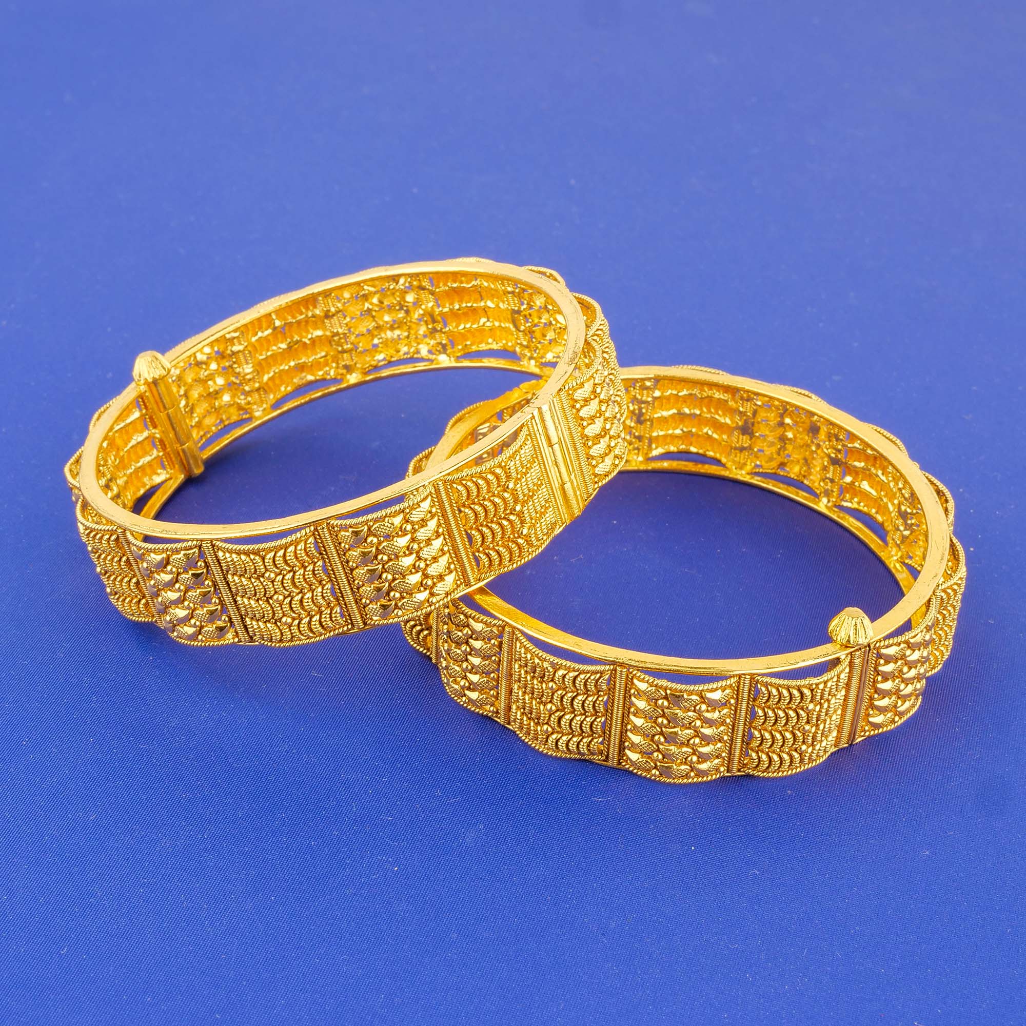 22K 'Antique' Gold Bangles