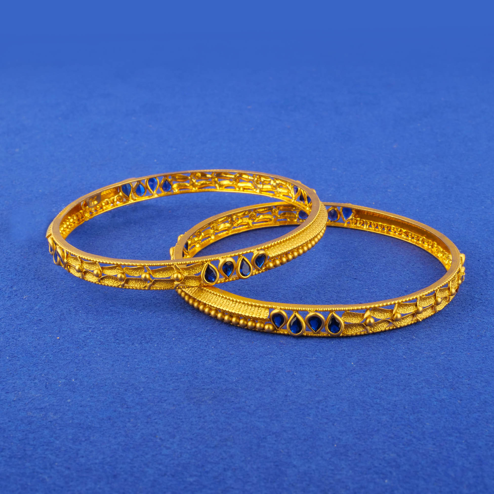 Twenty-Two Karat Gold 'Antique' Bangles