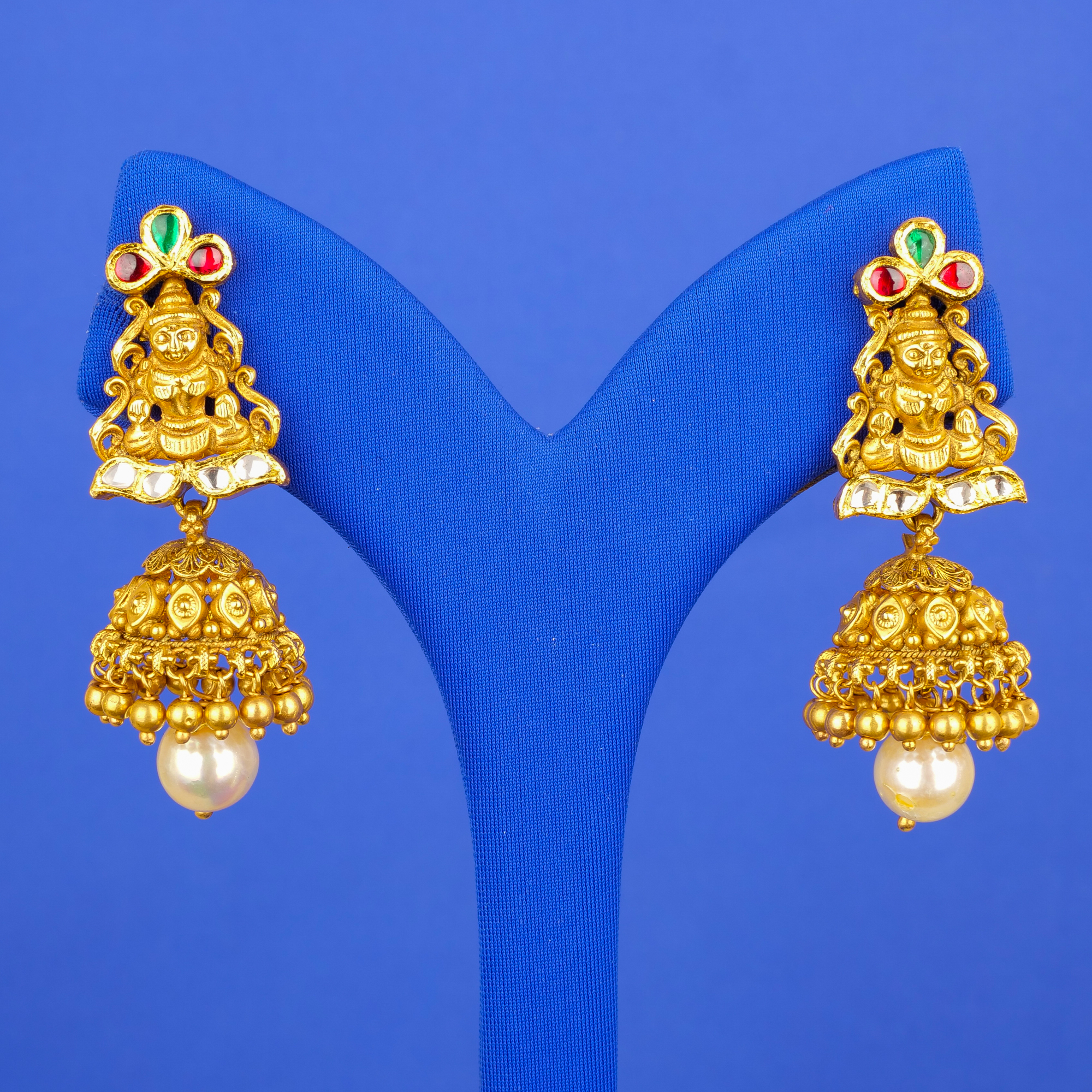 22K Gold Antique Earrings