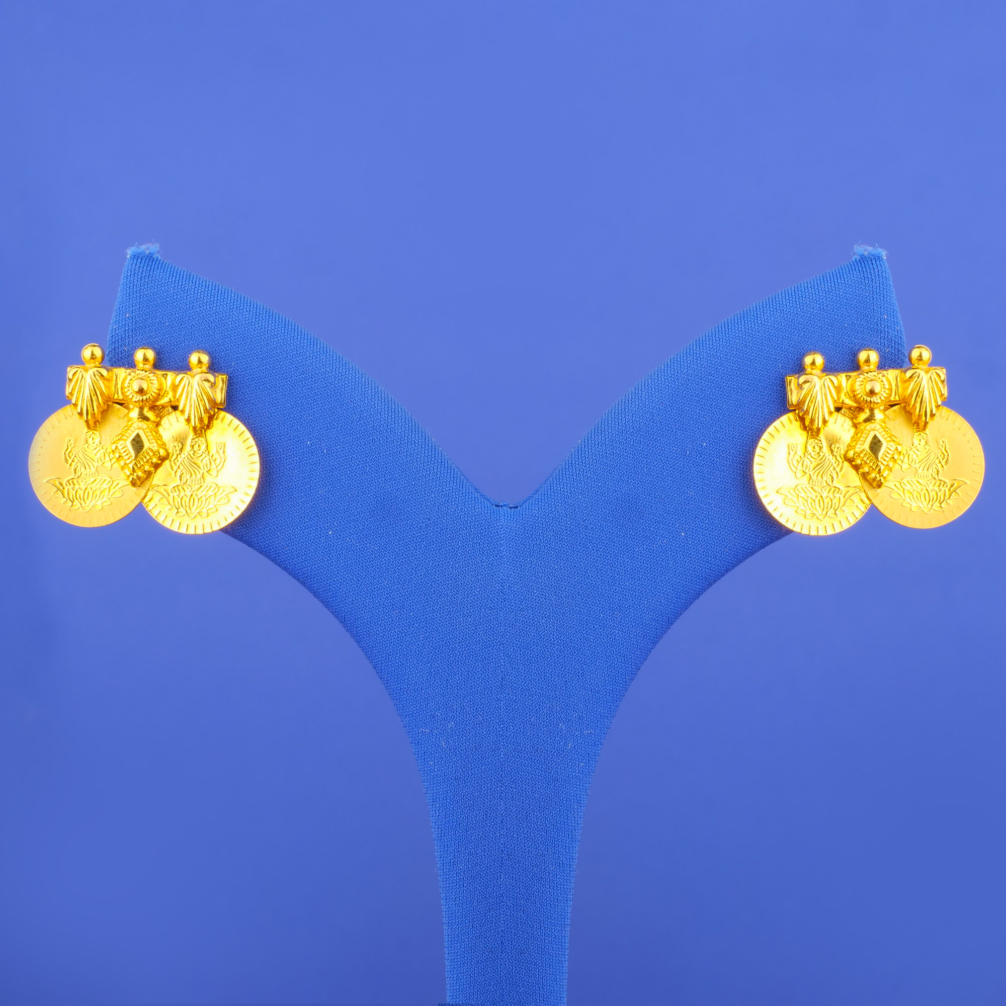 22K 'Antique' Gold Earrings