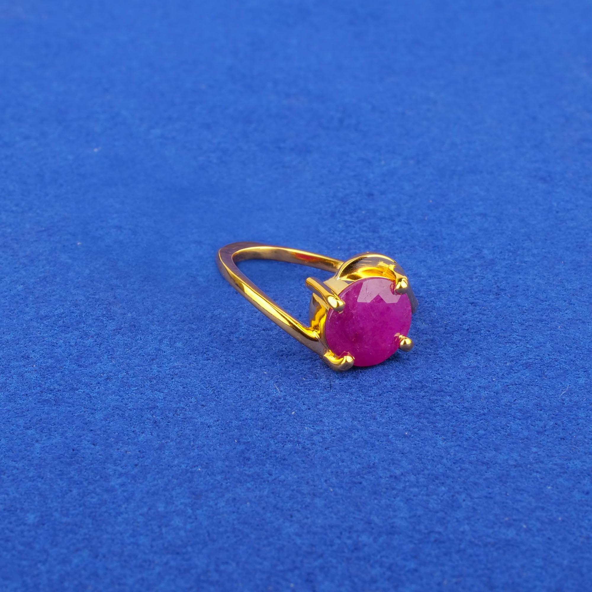 Twenty-Two Karat Ruby Astrological Ring