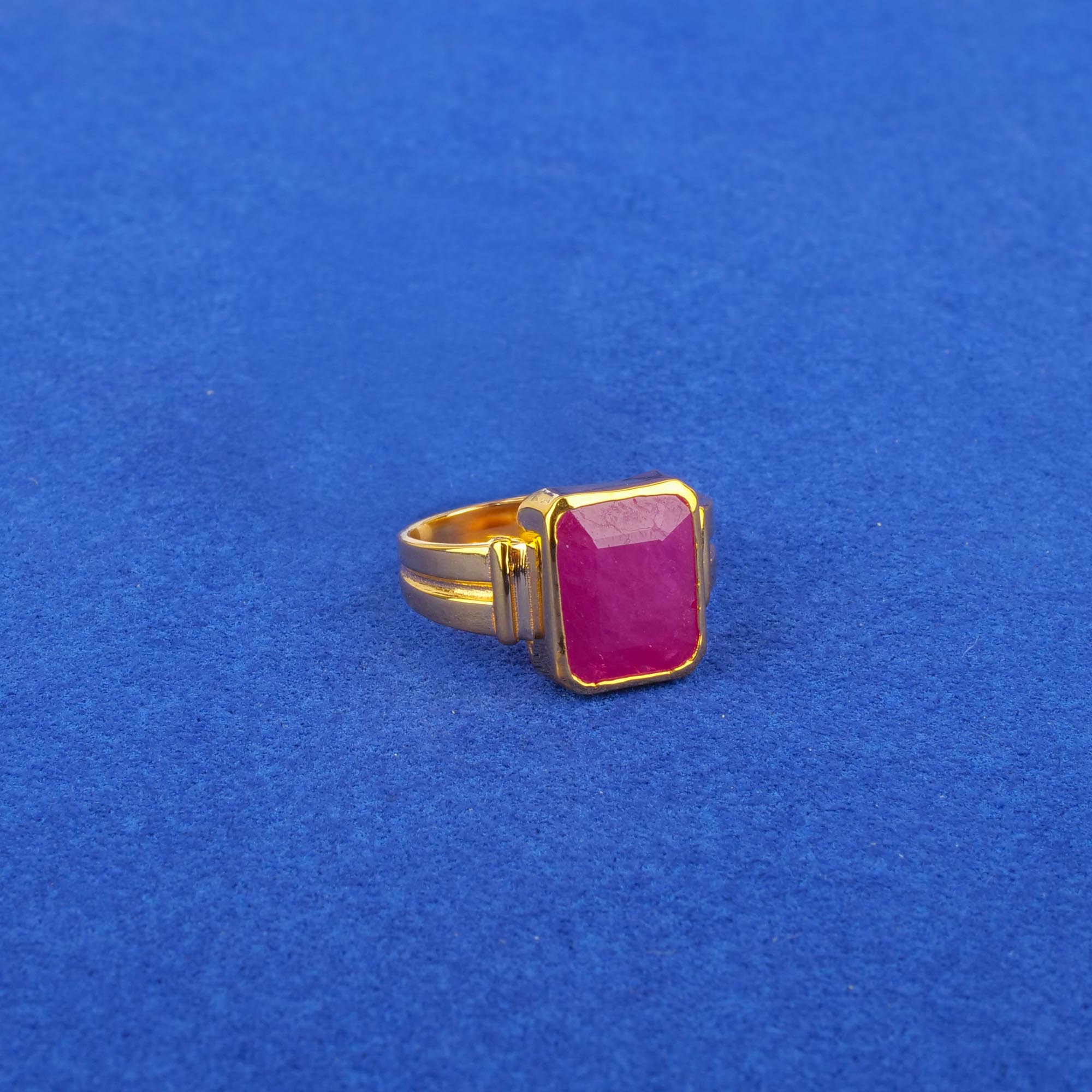 Twenty-Two Karat Ruby Astrological Ring