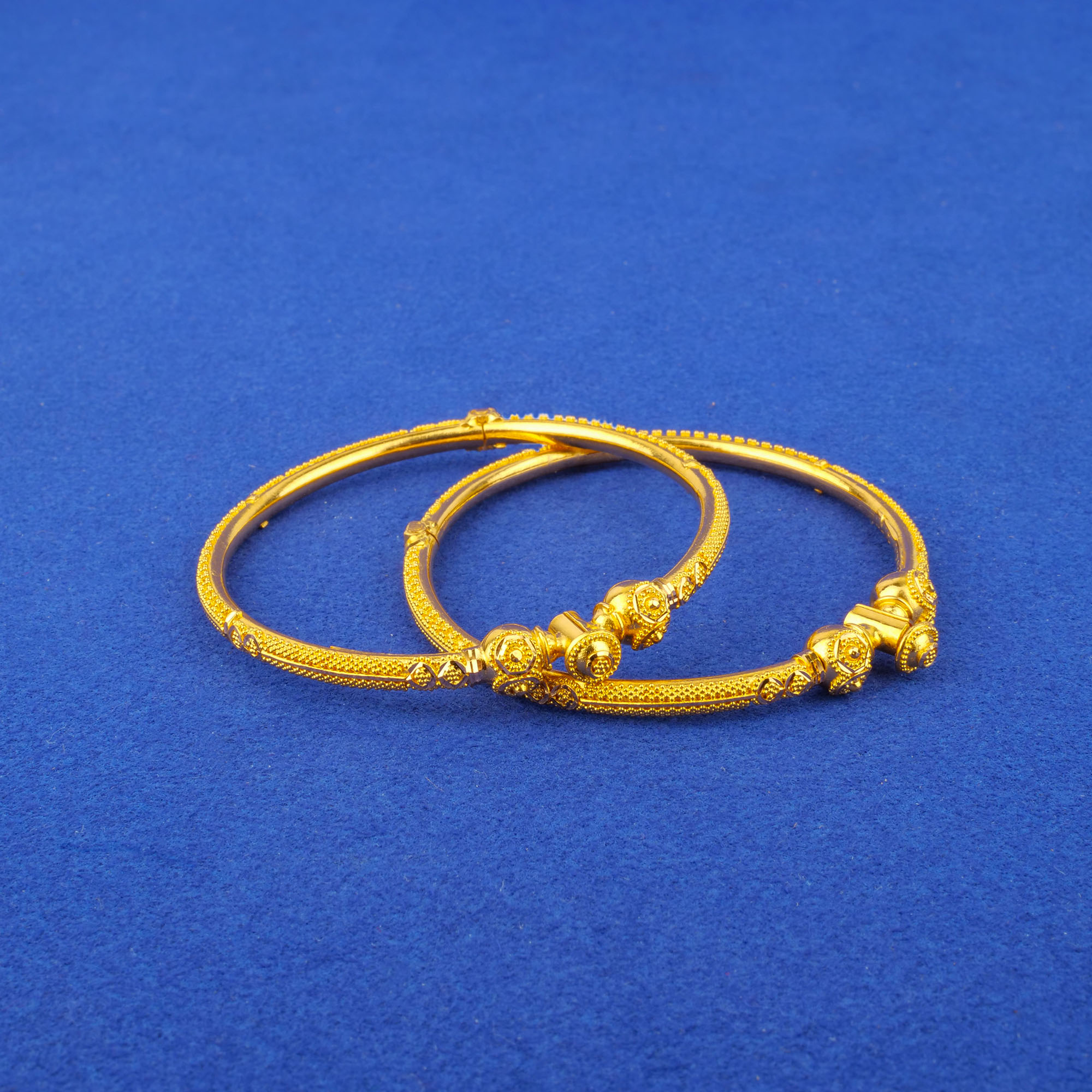 Twenty-Two Karat Baby Gold Bangles/Kadas