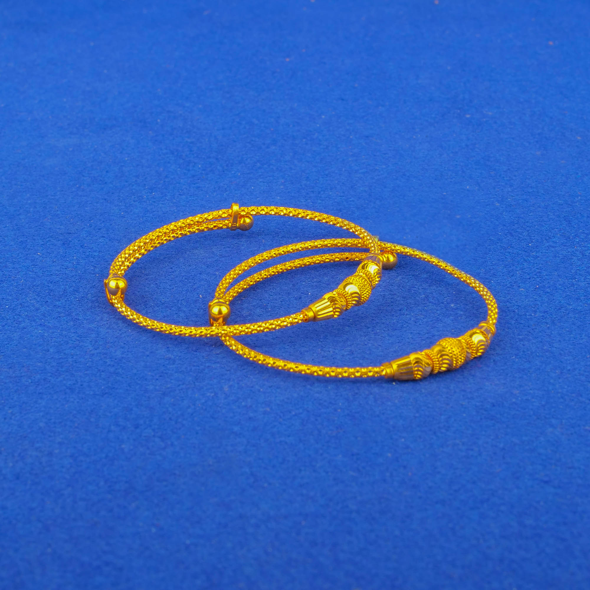 22K Baby Gold 'Adjustable' Bangles