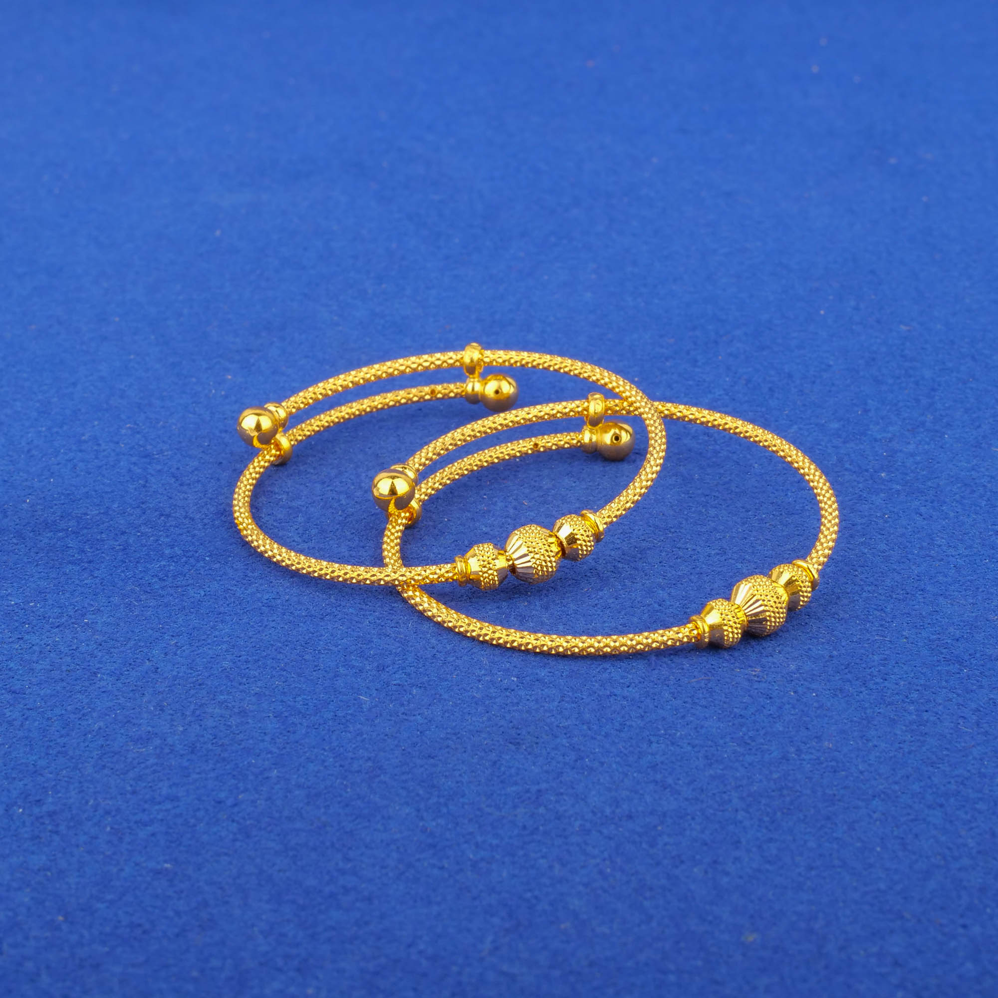22K Baby Gold 'Adjustable' Bangles