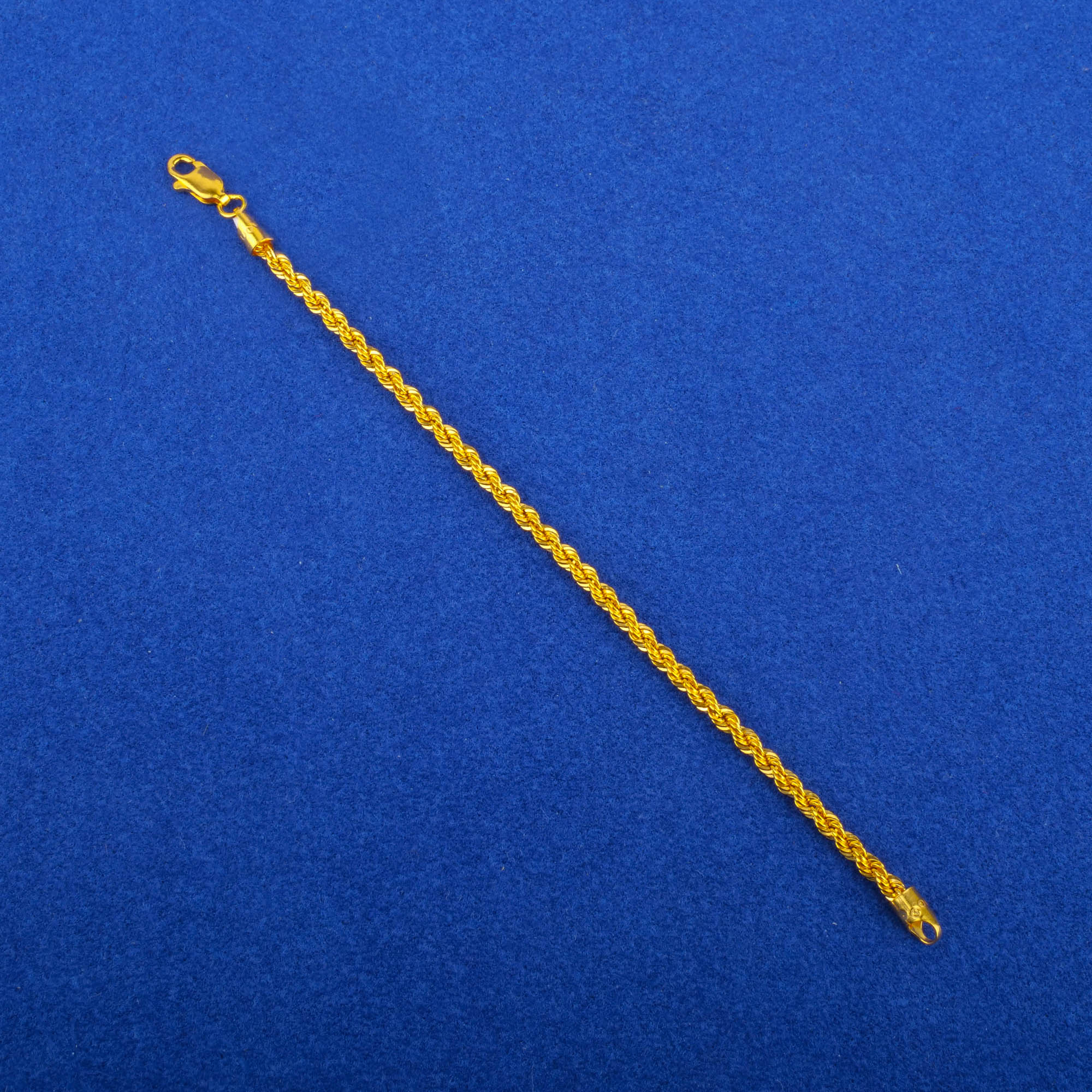 Twenty-Two Karat Baby Gold 'Rope' Bracelet