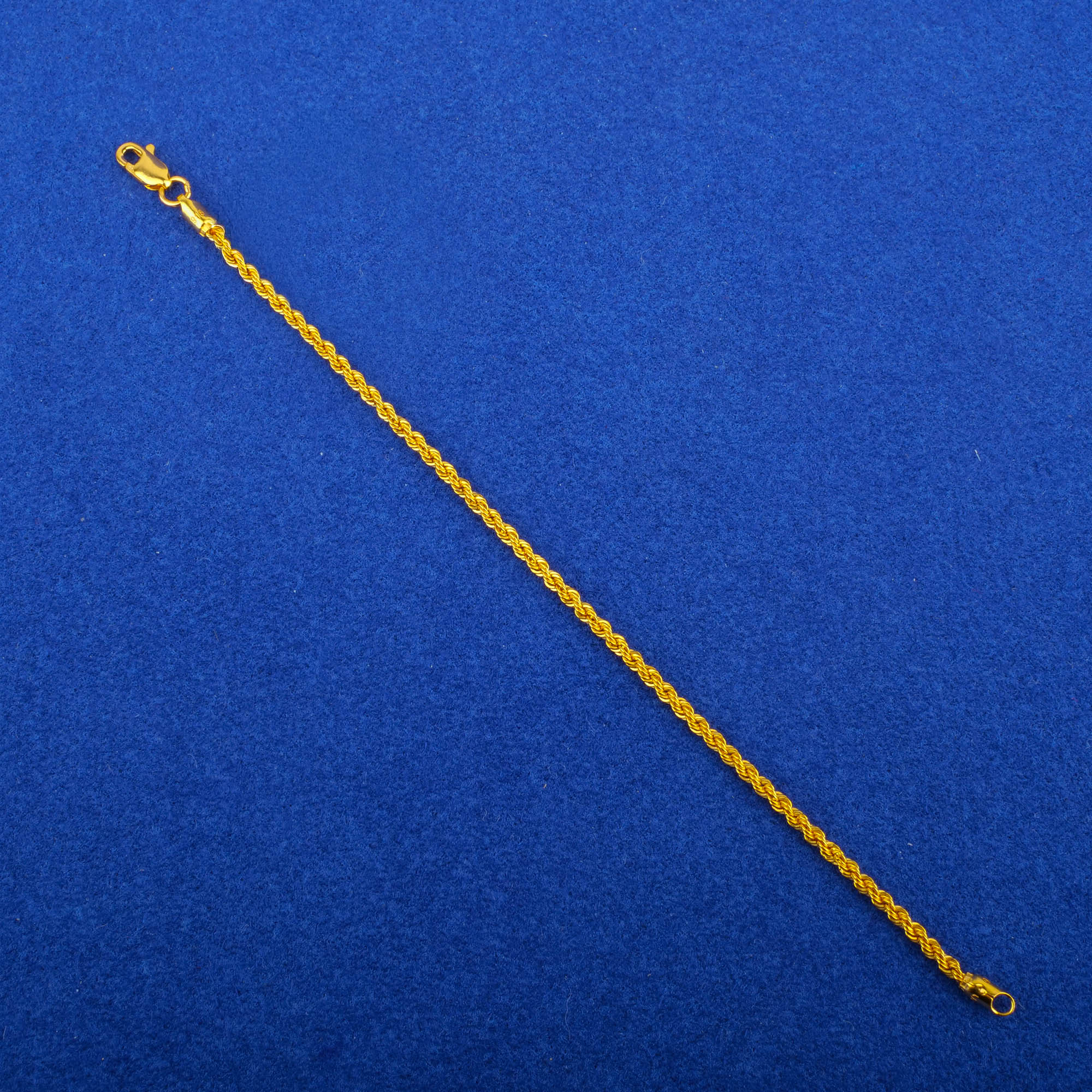 Twenty-Two Karat Baby Gold 'Rope' Bracelet