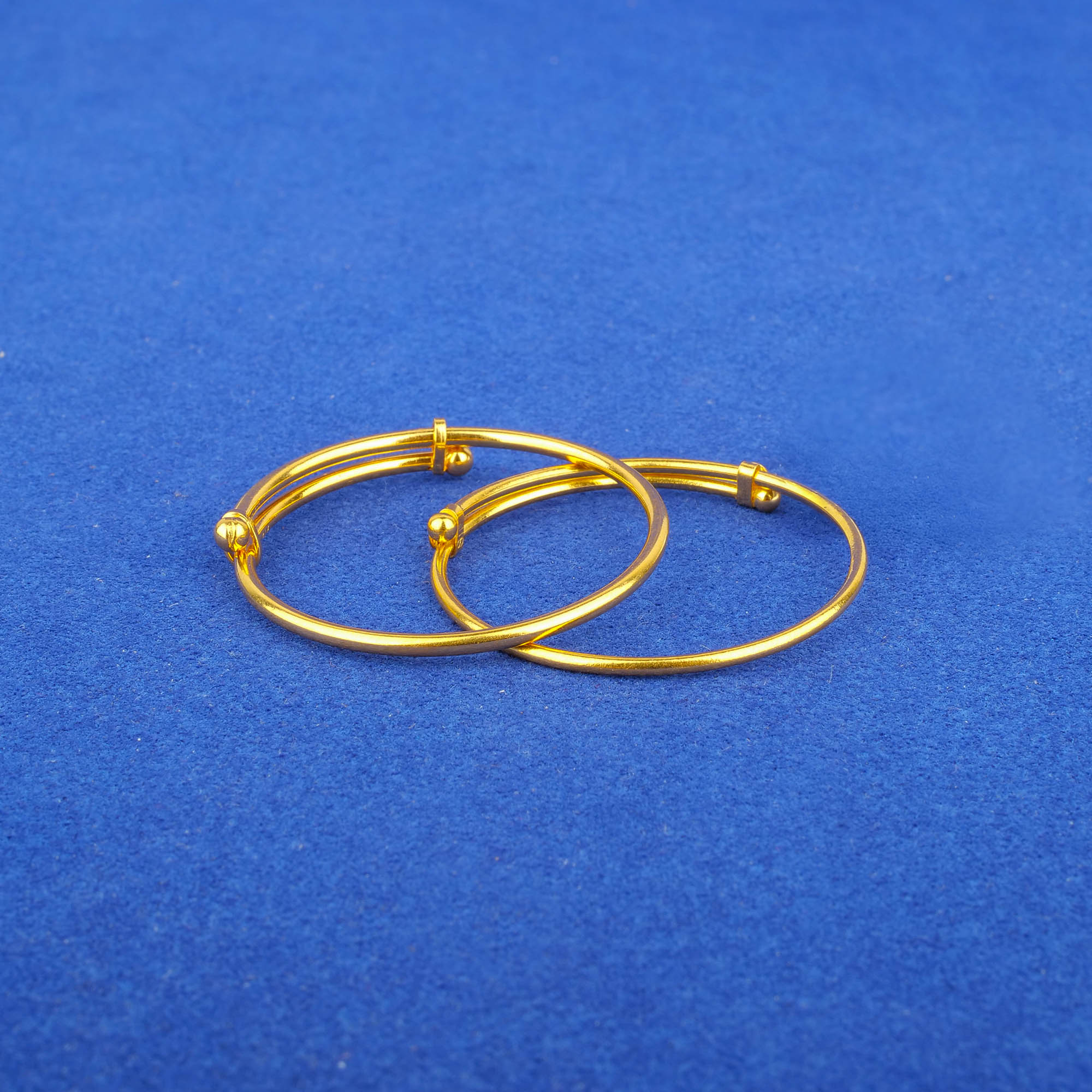 22K Baby Gold 'Adjustable' Bangles