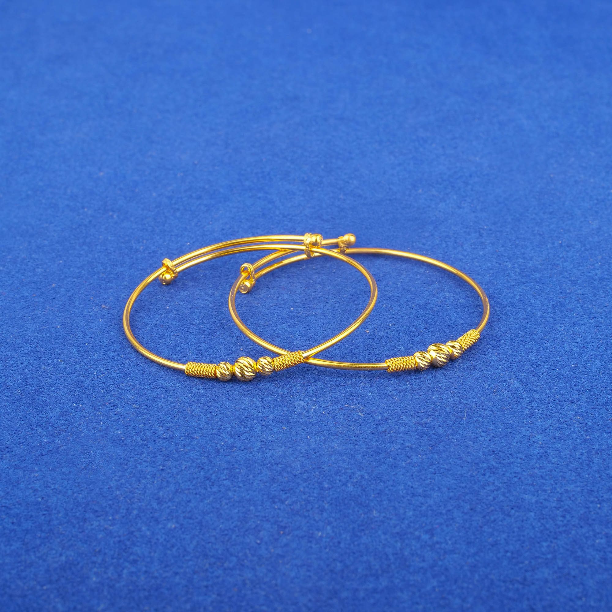 22K Baby Gold 'Adjustable' Bangles