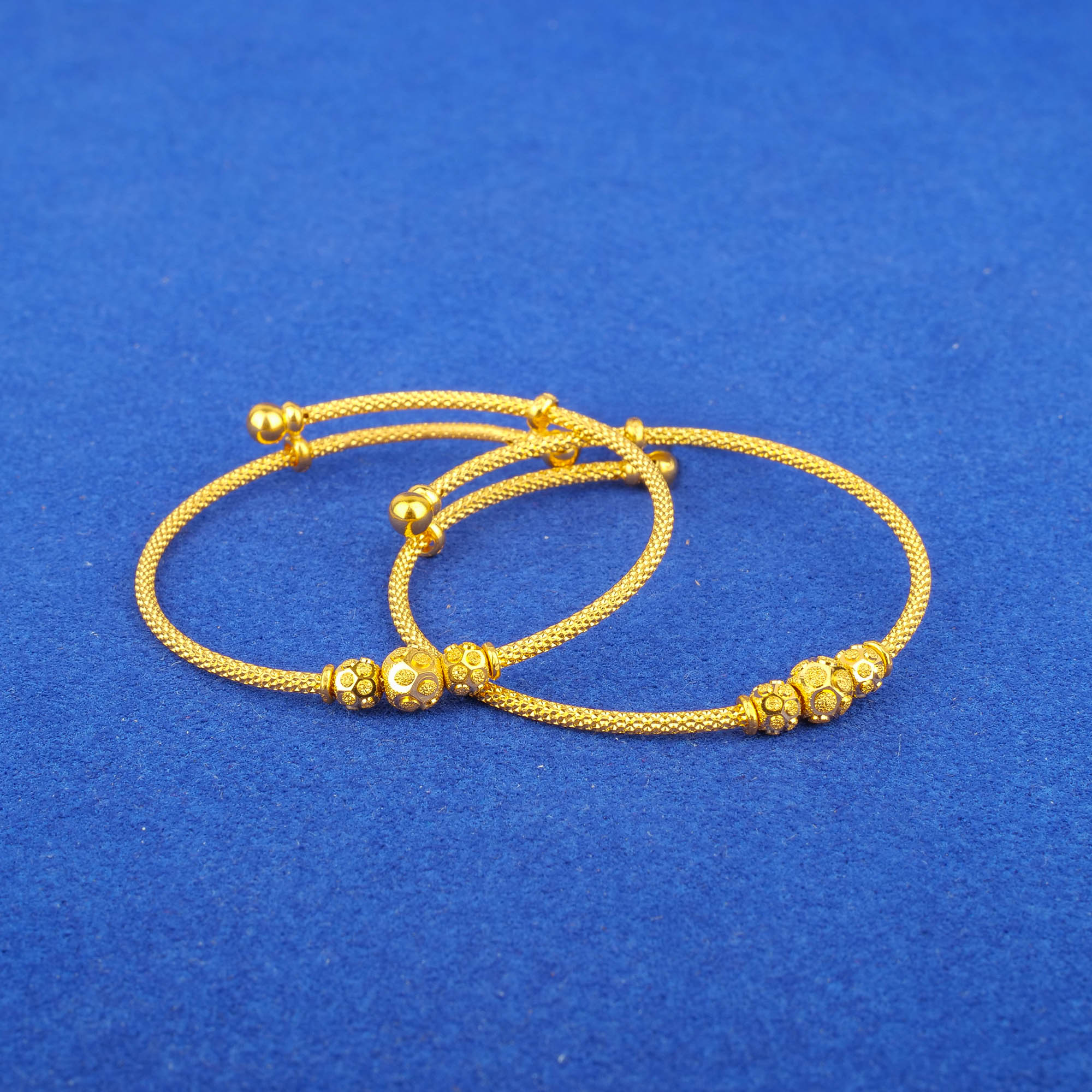 22K Baby Gold 'Adjustable' Bangles