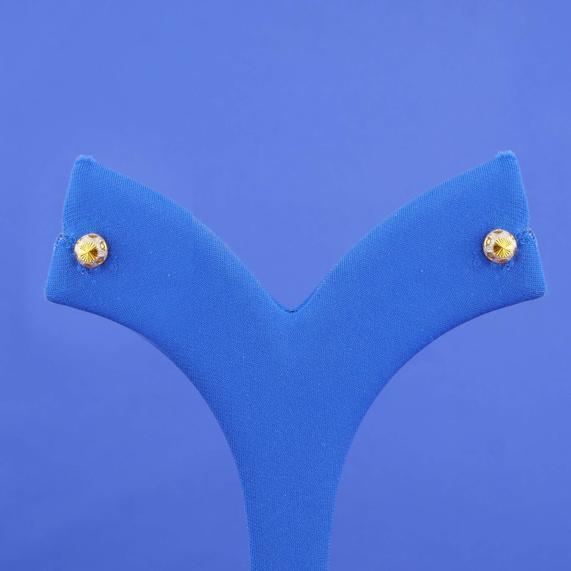 Twenty-Two Karat Baby Two-Tone Gold Earrings