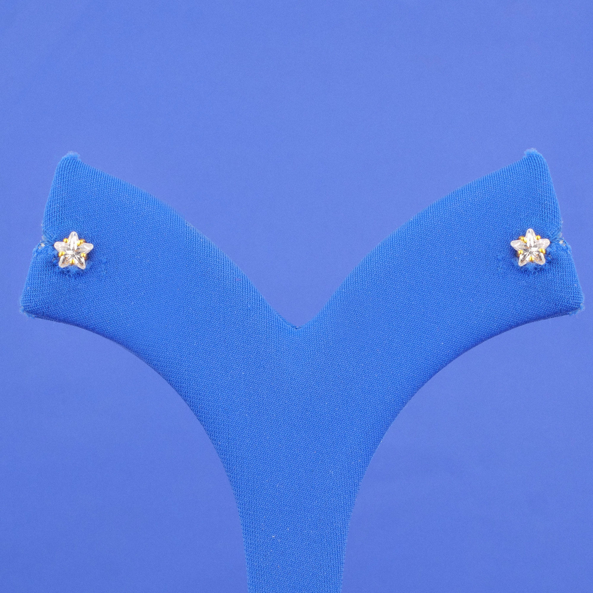 Twenty-Two Karat Baby Gold Cubic Zirconia Earrings