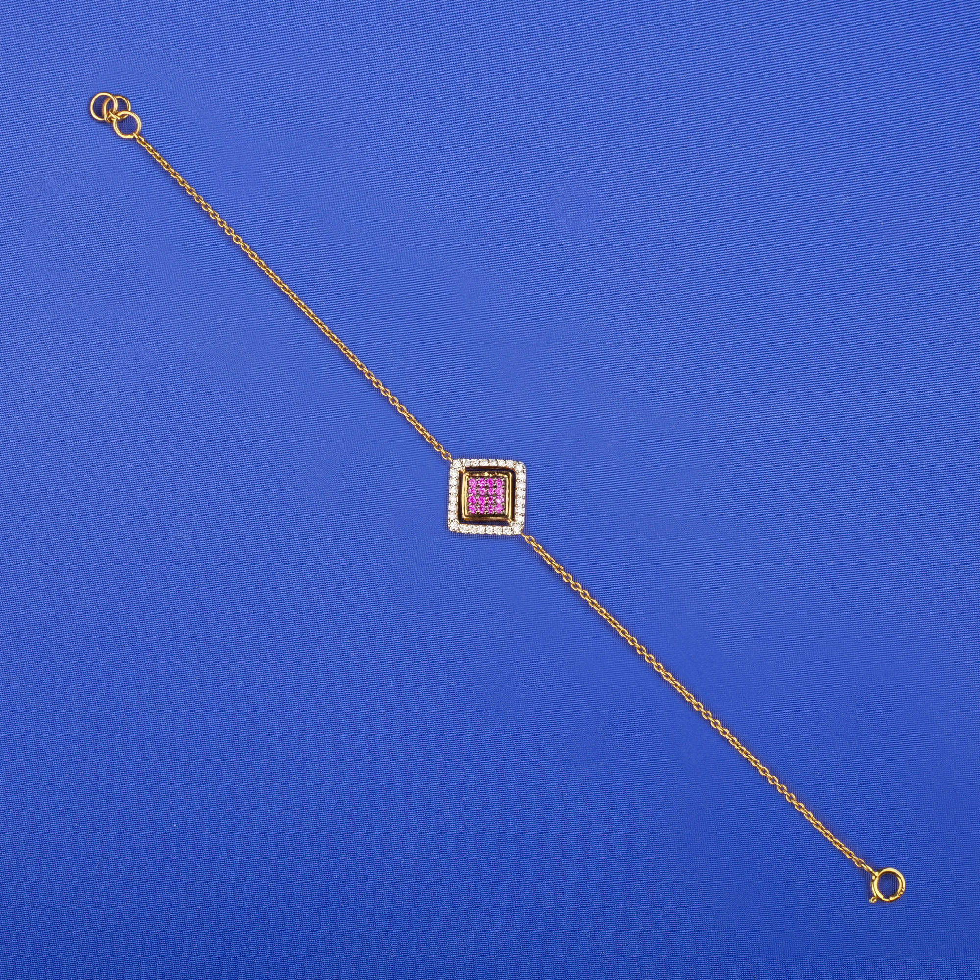 18K Rose Gold Diamond Bracelet
