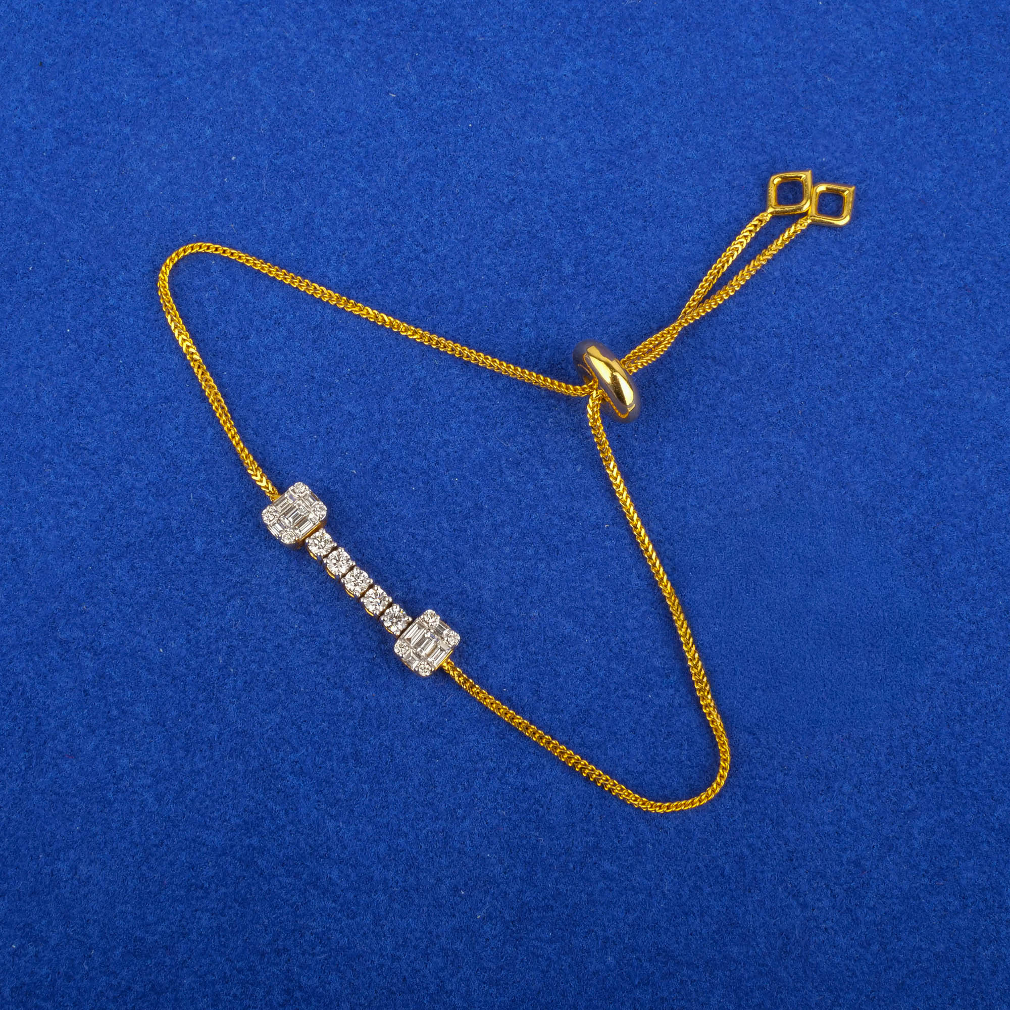 18K Yellow Gold Diamond Bracelet