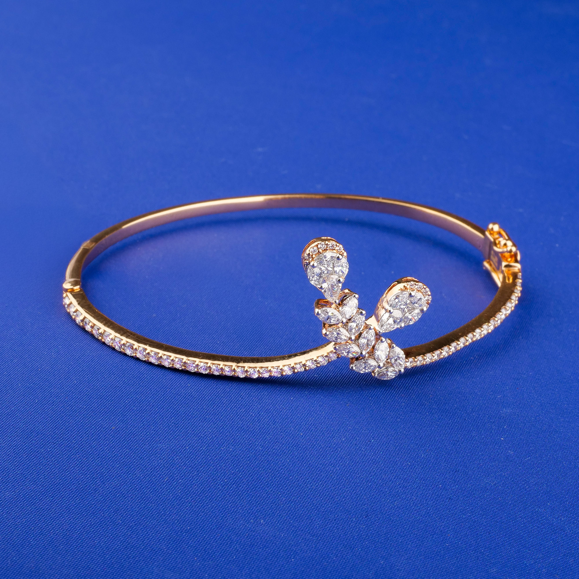 18K Rose Gold Diamond Bracelet