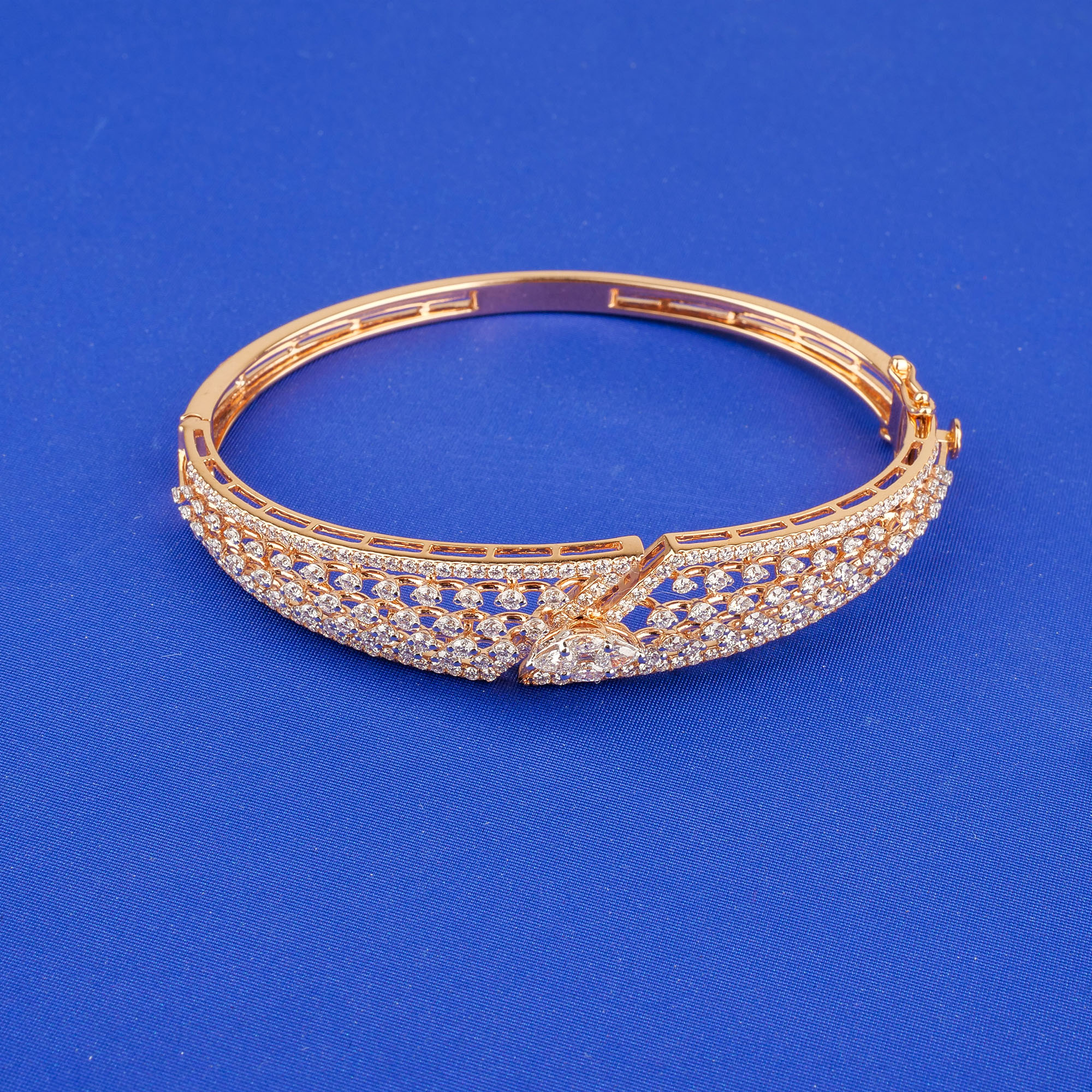 18K Rose Gold Diamond Bangle/Bracelet