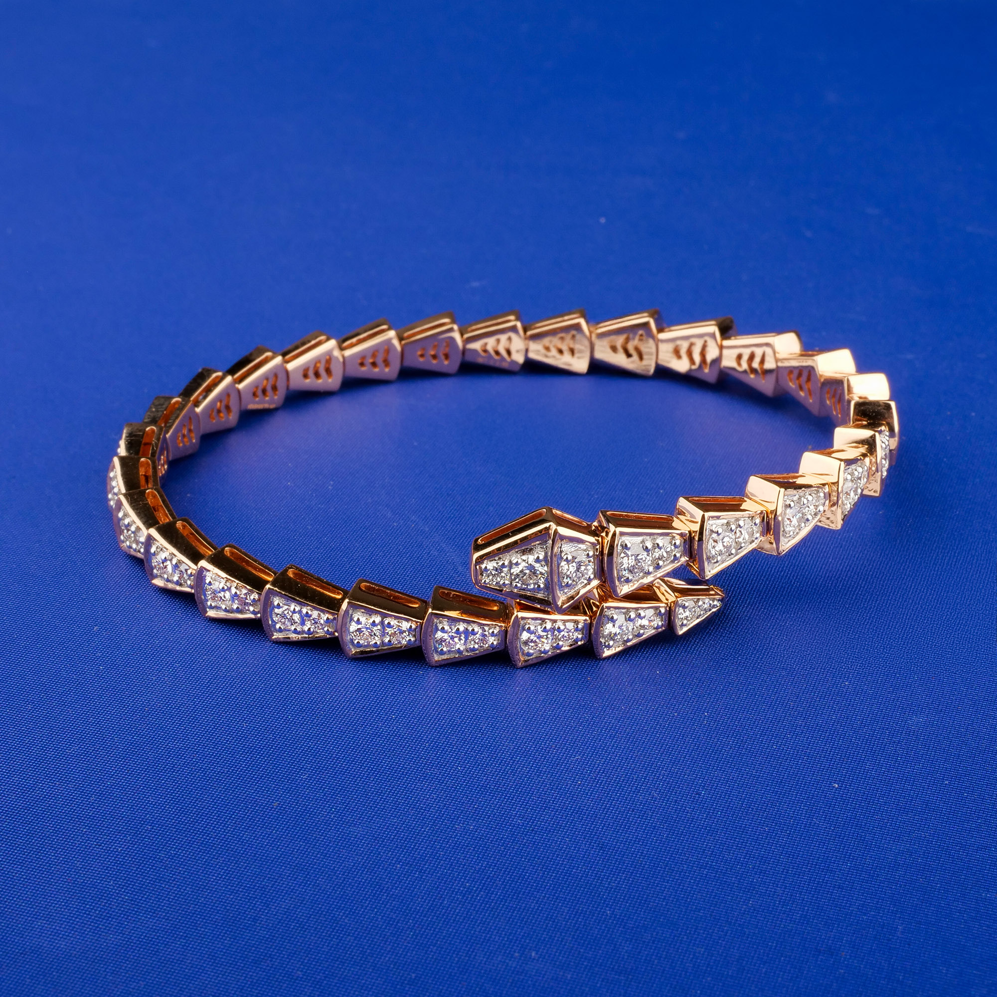 18K Rose Gold Diamond Bangle/Bracelet