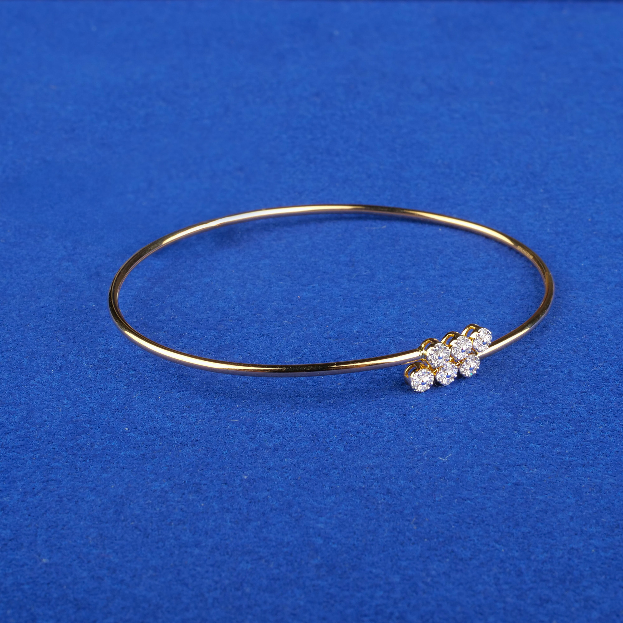 18K Yellow Gold Diamond Bangle/Bracelet
