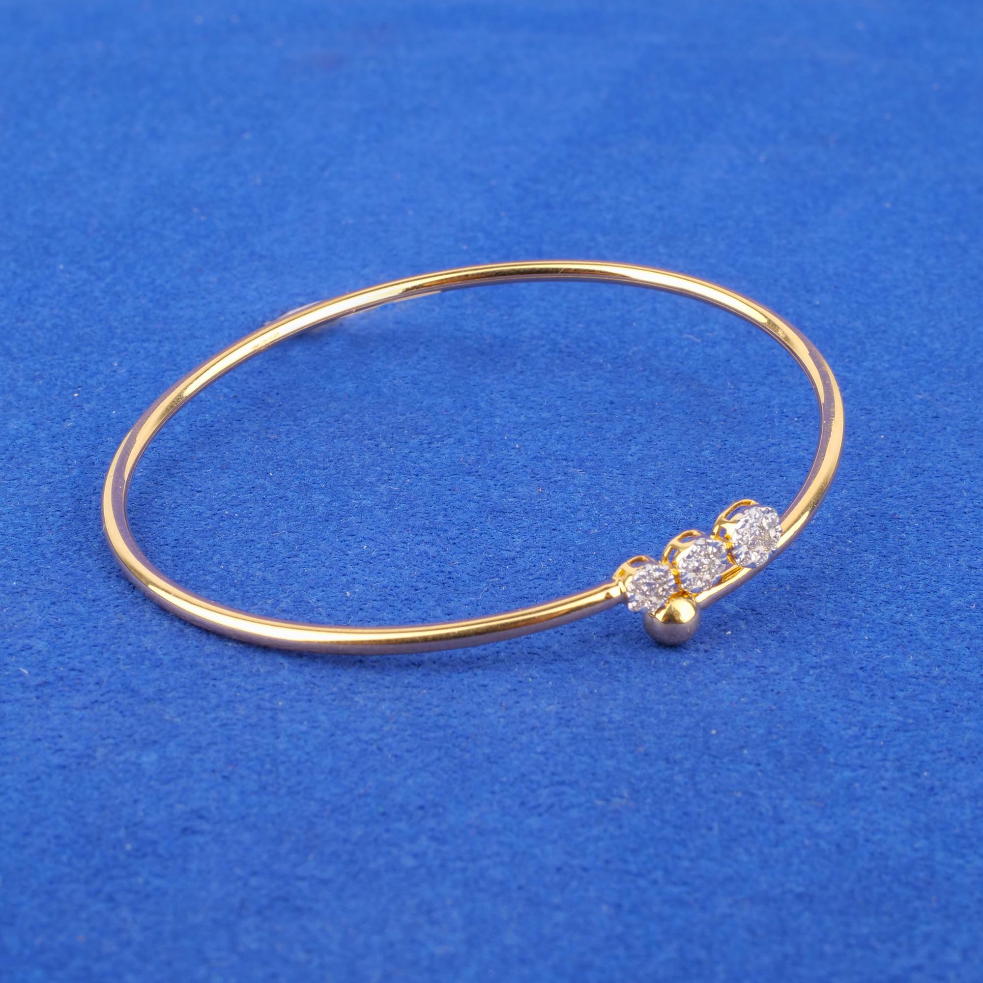 18K Yellow Gold Diamond Bangle/Bracelet