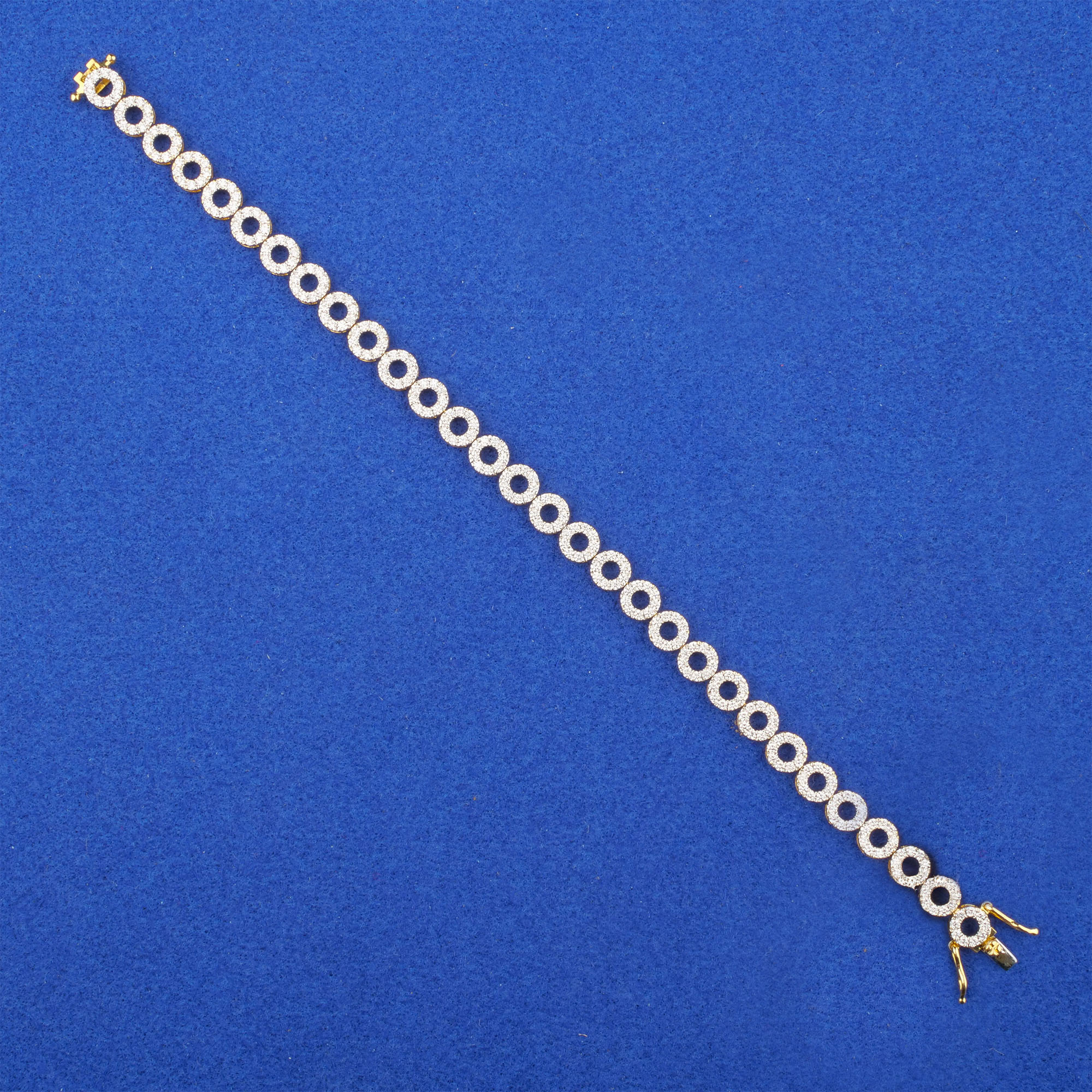 18K Yellow Gold Diamond Bracelet