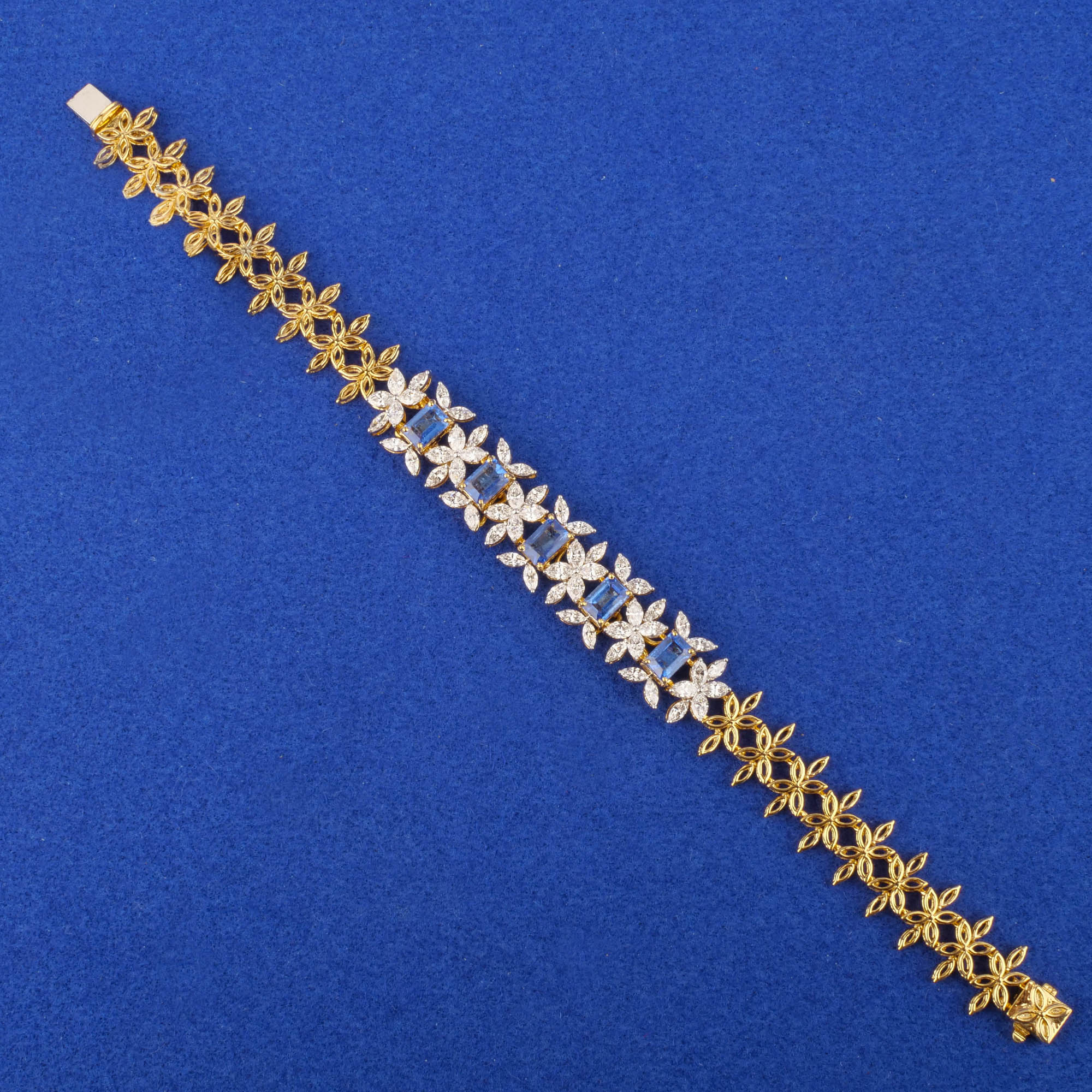 18K Yellow Gold Diamond Bracelet (Intchg.)