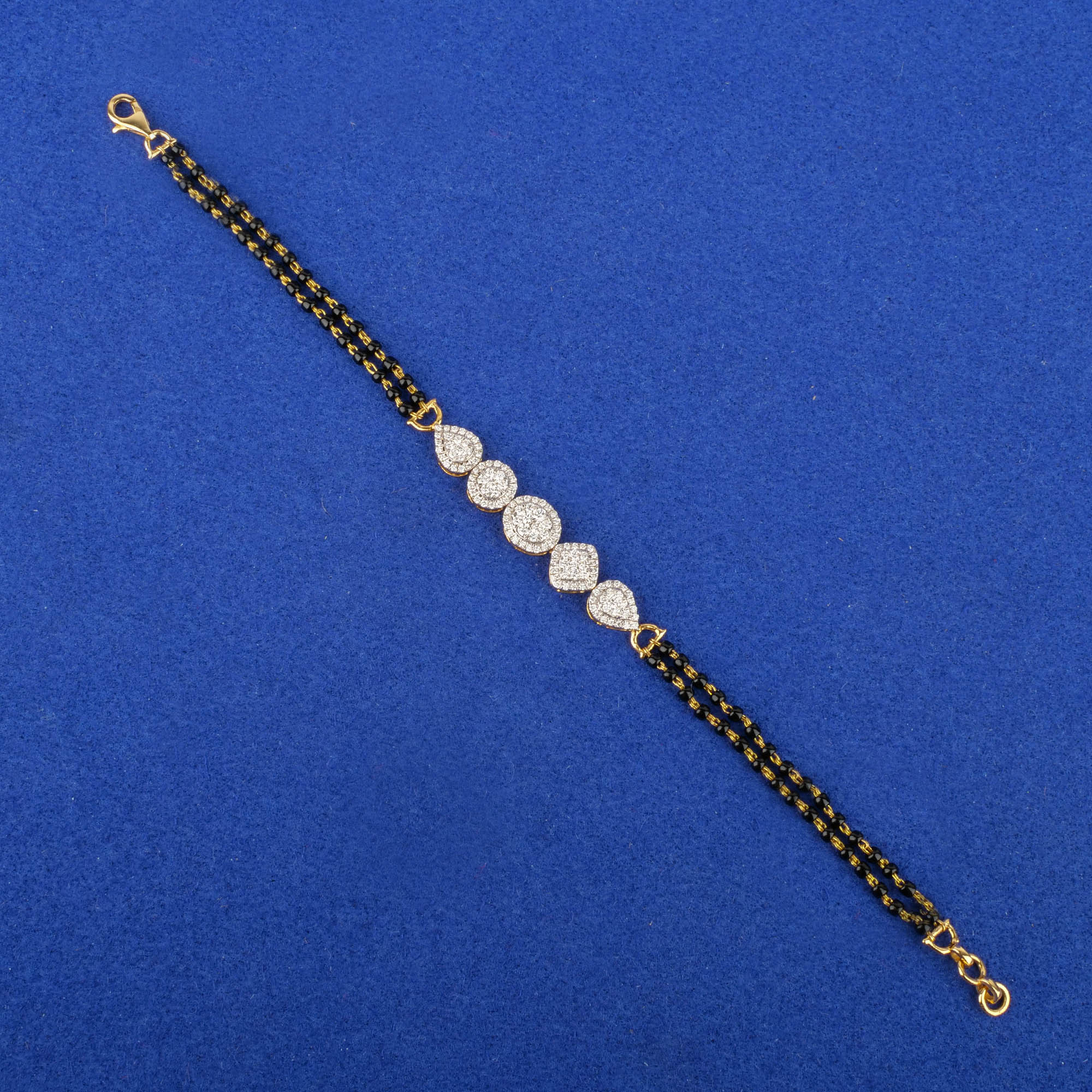 18K Yellow Gold Diamond 'Mangalsutra' Bracelet