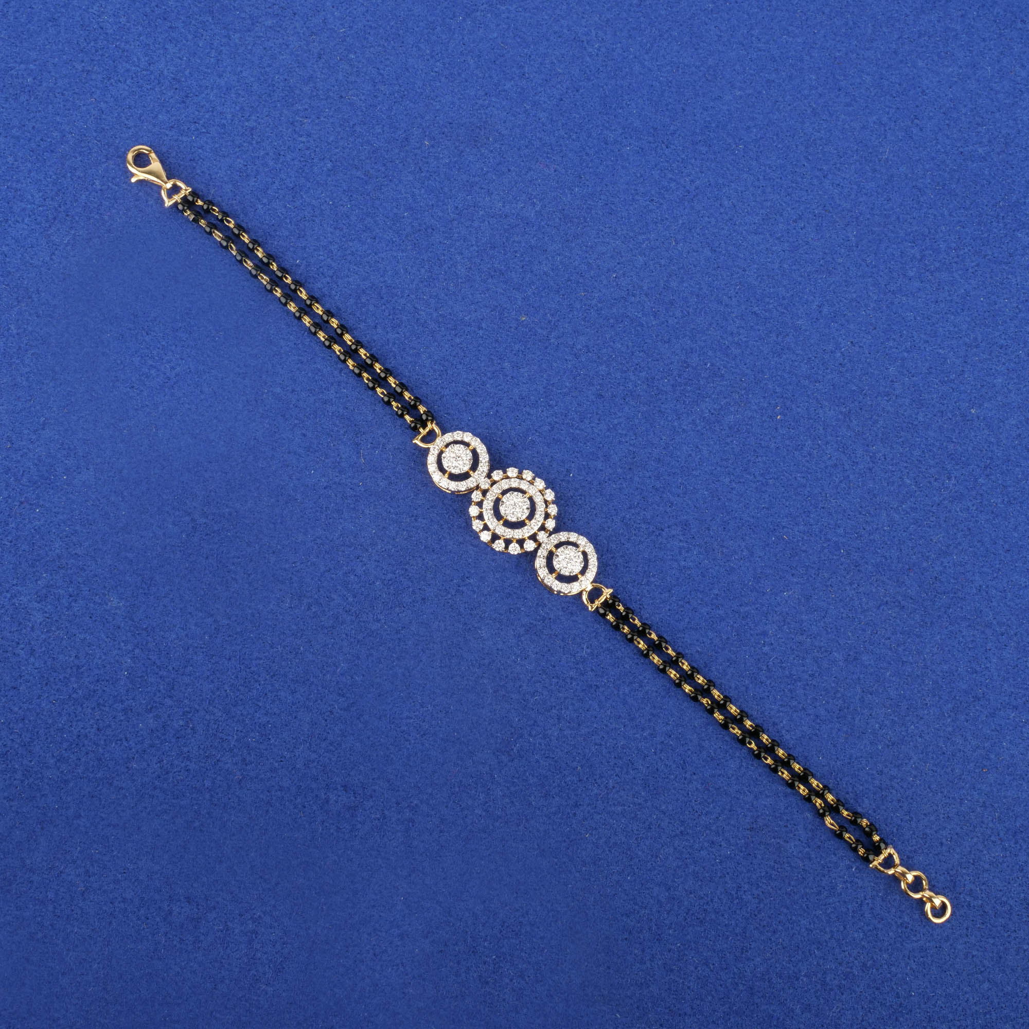 18K Yellow Gold Diamond 'Mangalsutra' Bracelet