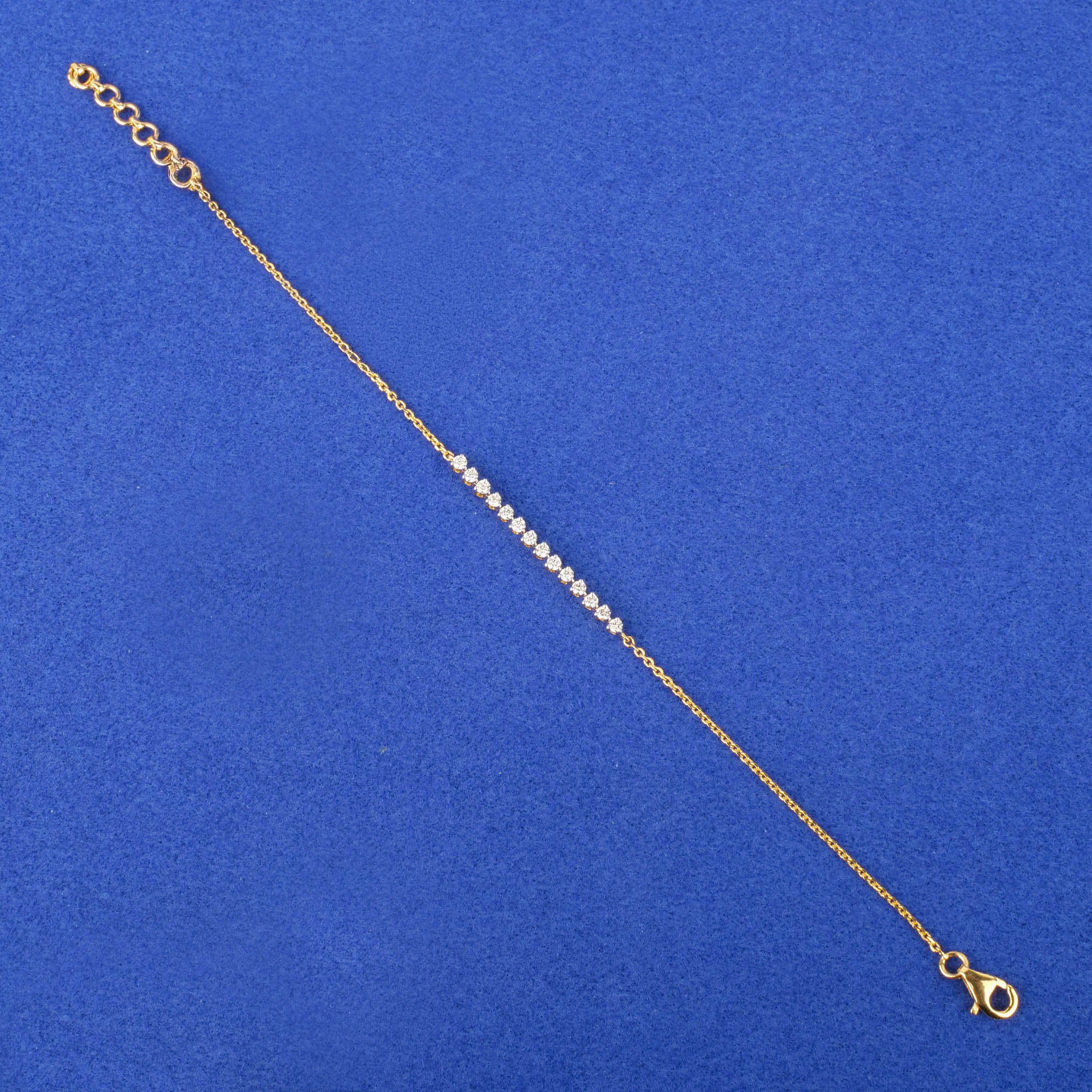 18K Yellow Gold Diamond Bracelet