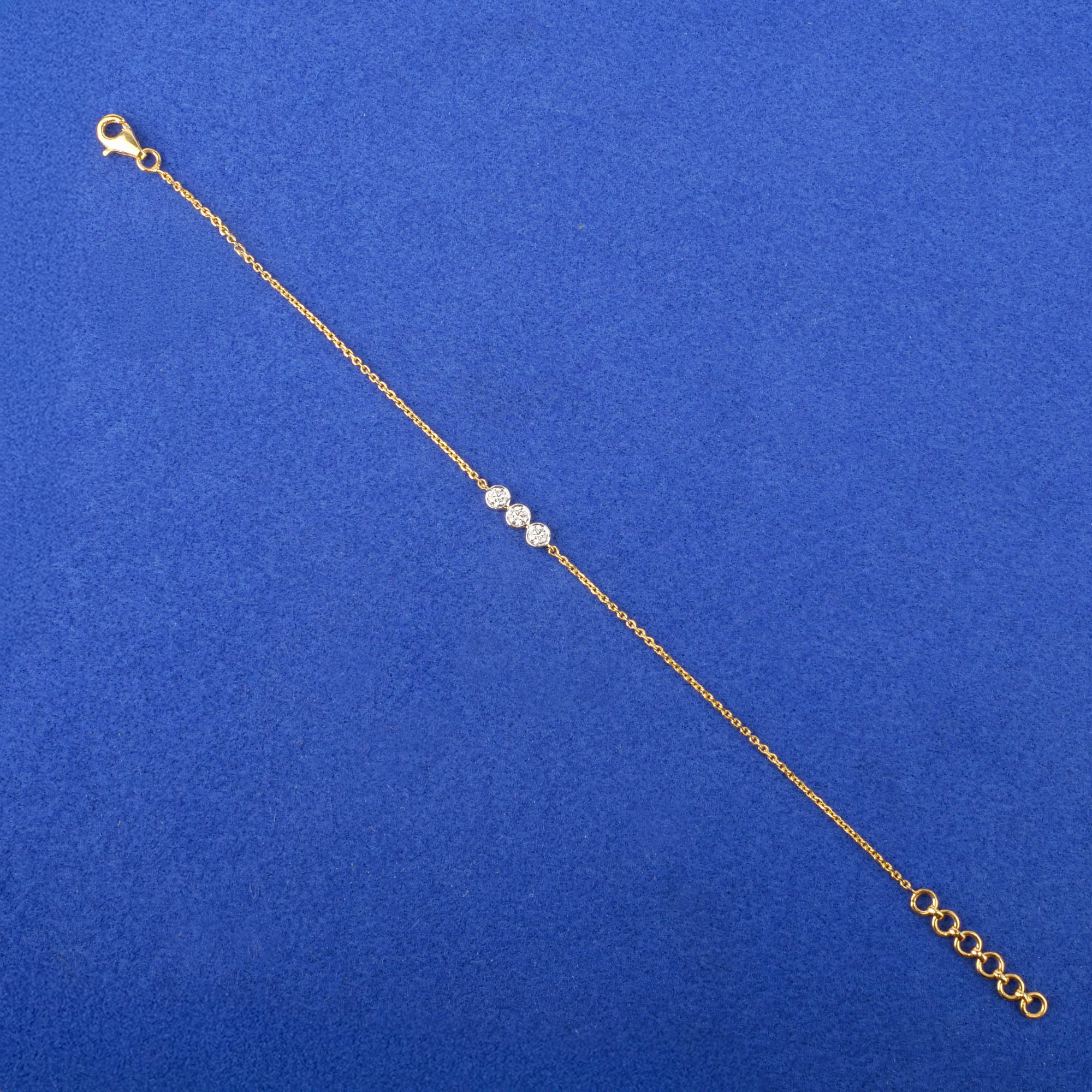 18K Yellow Gold Diamond Bracelet