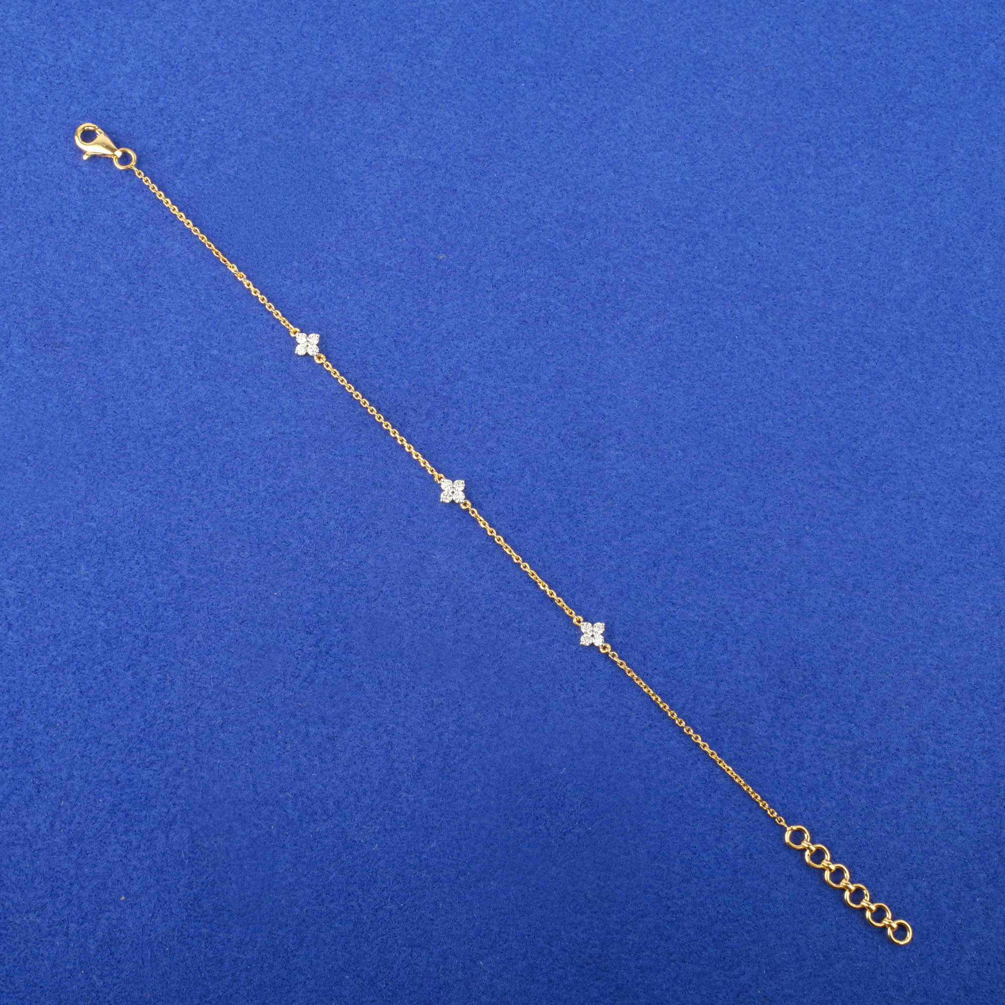 18K Yellow Gold Diamond Bracelet