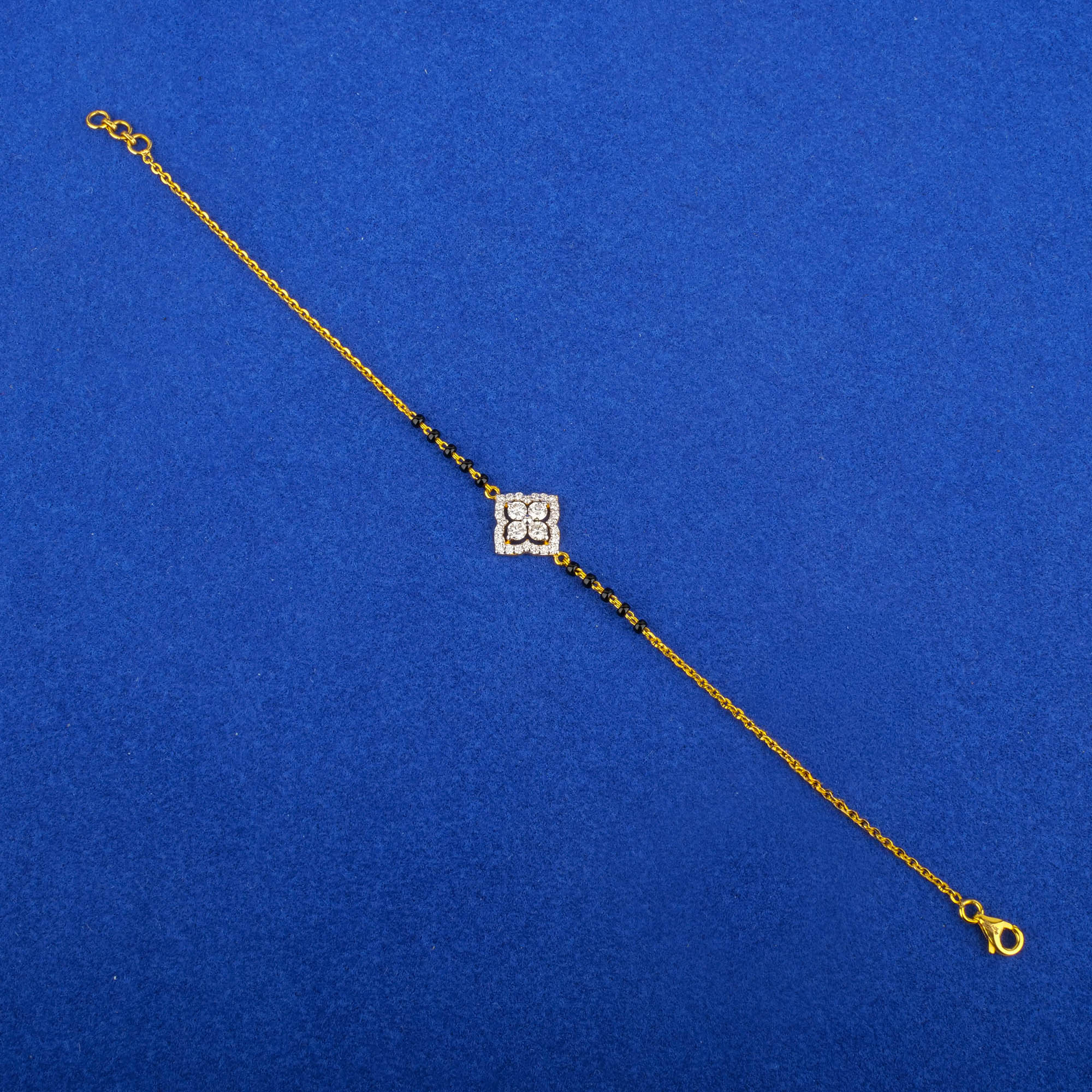 18K Yellow Gold Diamond 'Mangalsutra' Bracelet