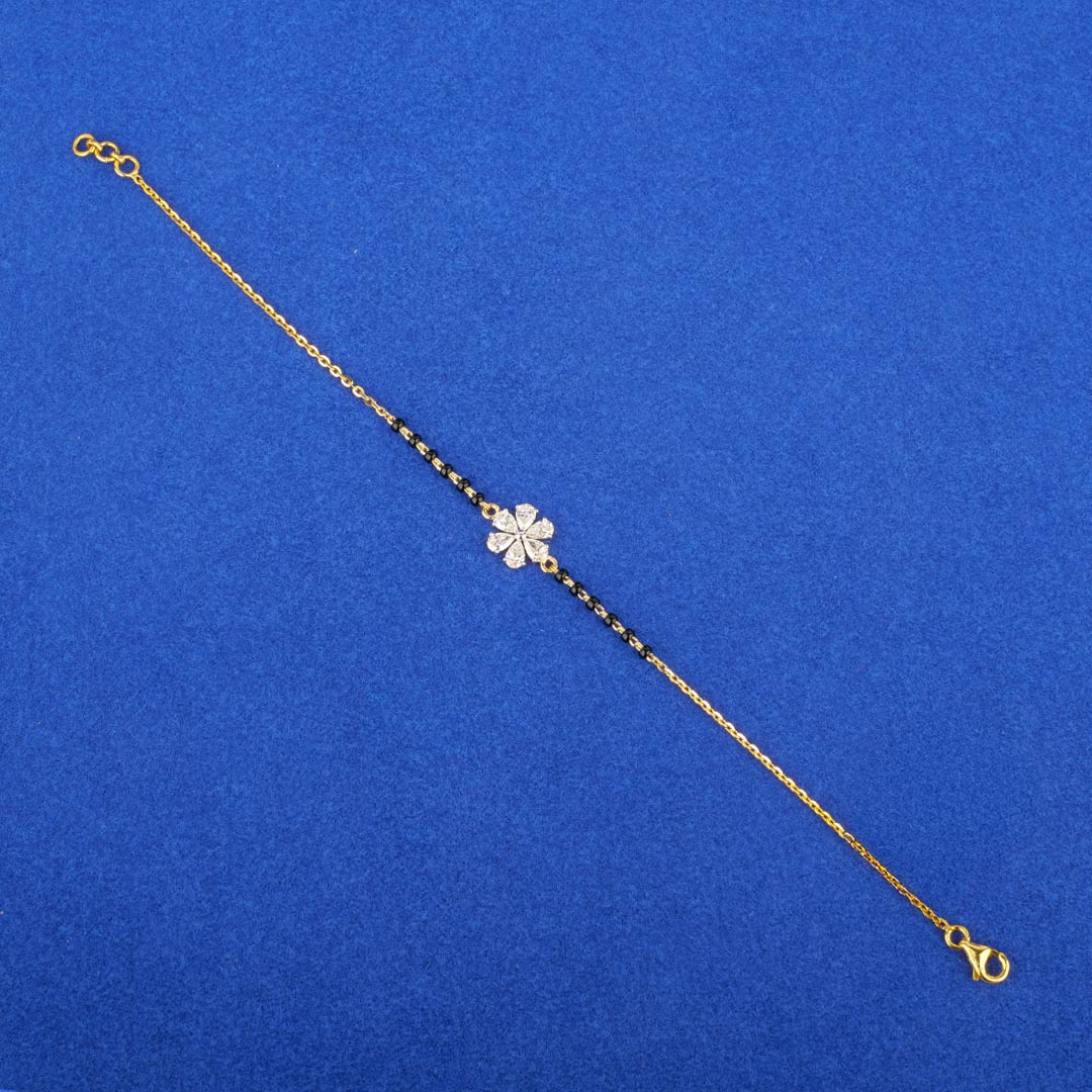 18K Yellow Gold Diamond 'Mangalsutra' Bracelet