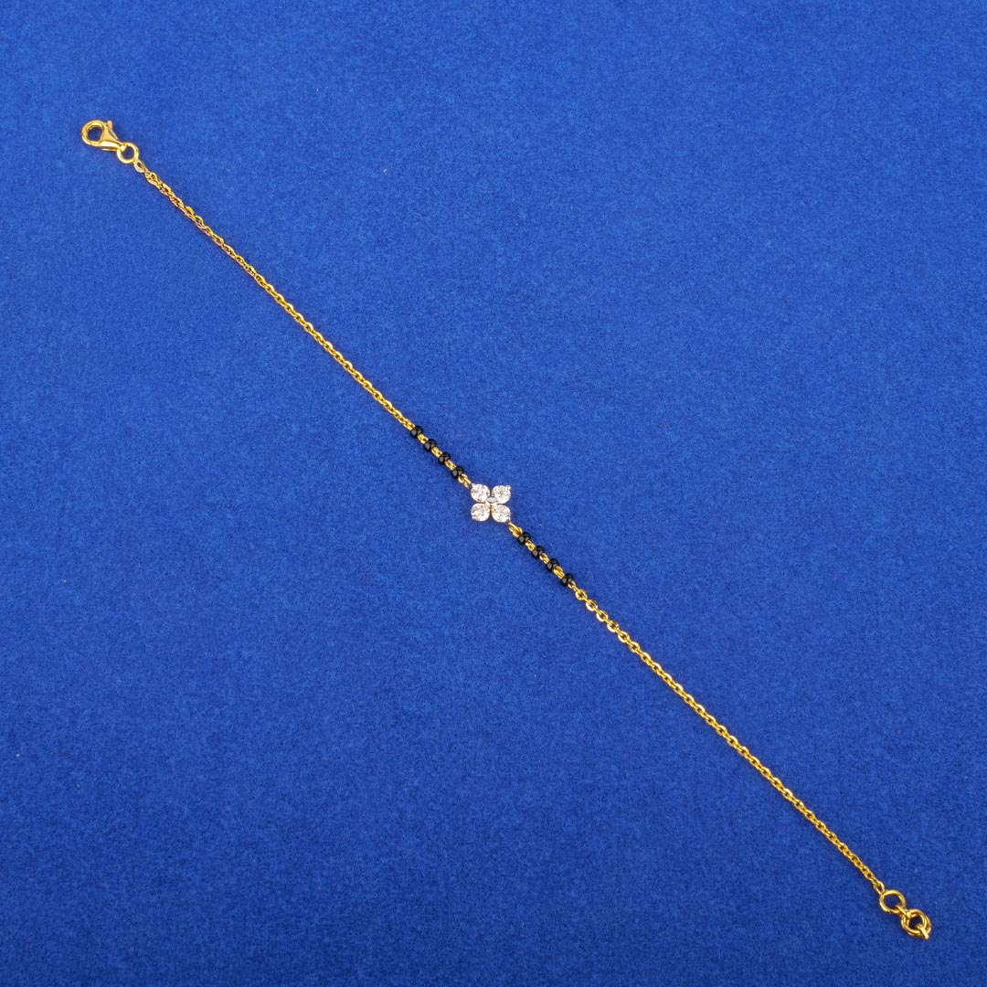 18K Yellow Gold Diamond 'Mangalsutra' Bracelet