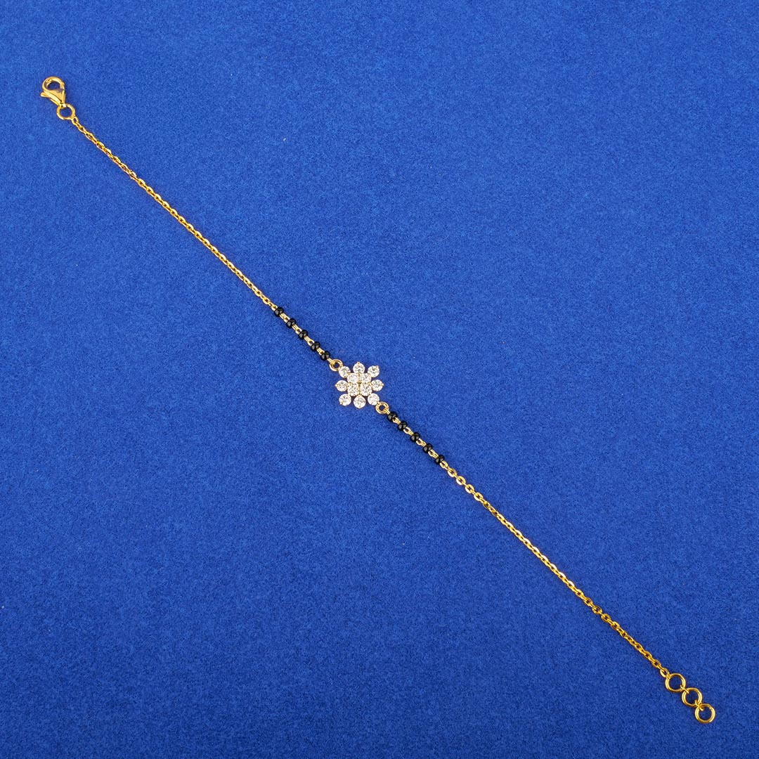 18K Yellow Gold Diamond 'Mangalsutra' Bracelet
