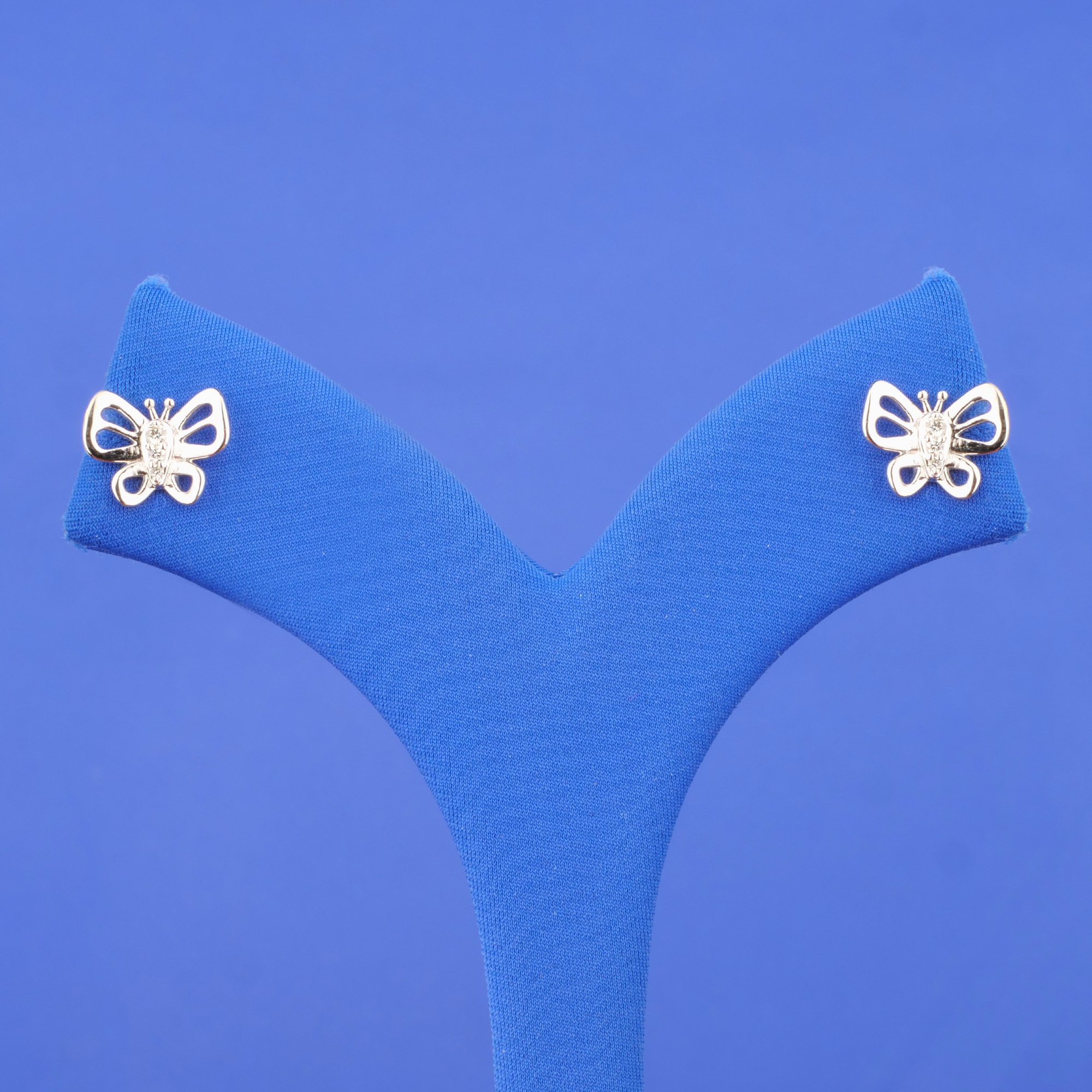 18K White Gold Diamond Earrings