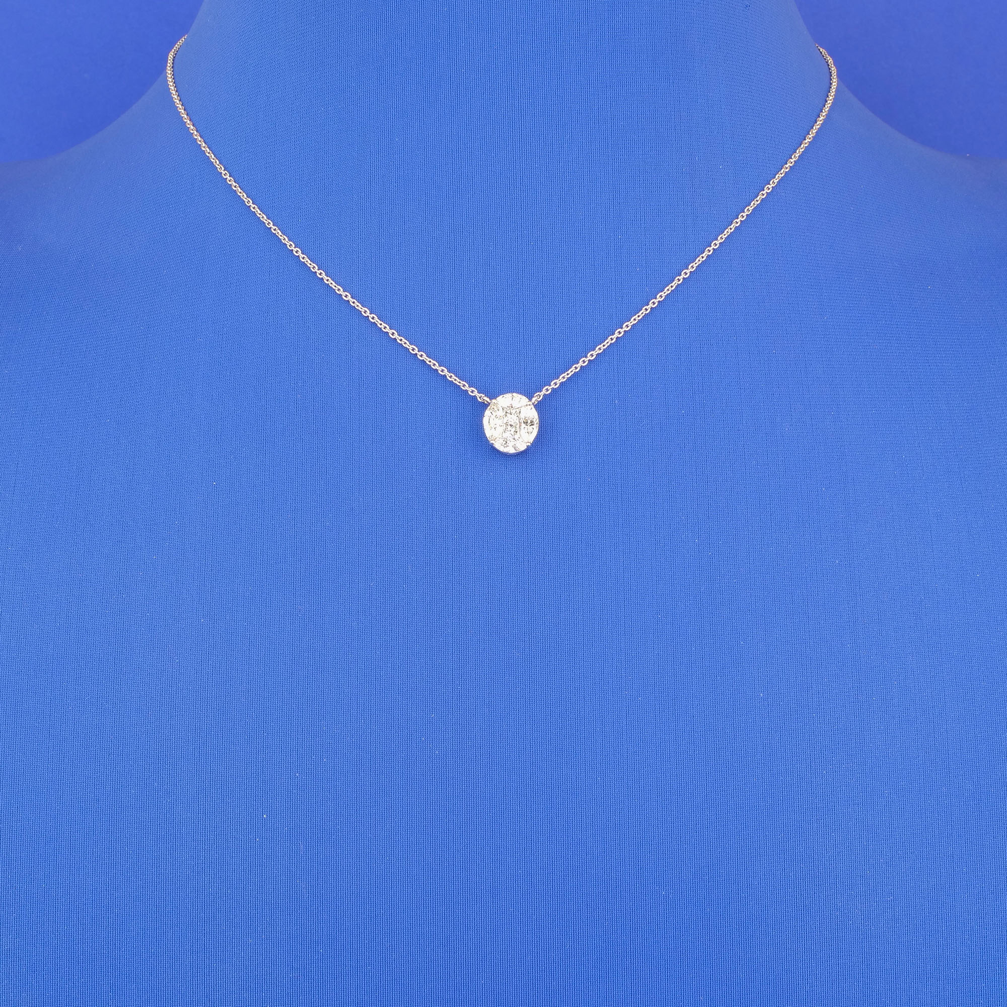 18K WG Diamond Necklace