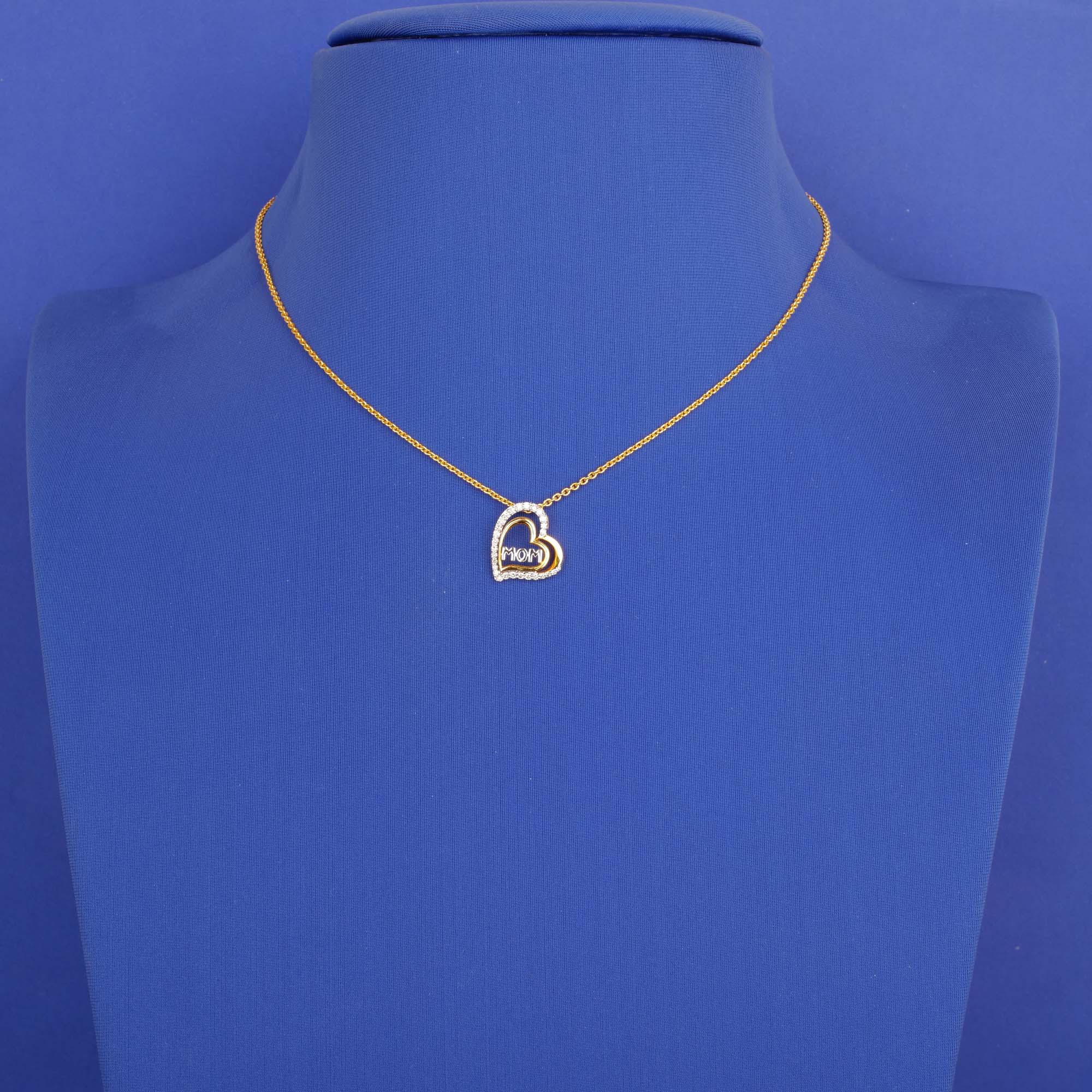 18K YG Diamond Necklace