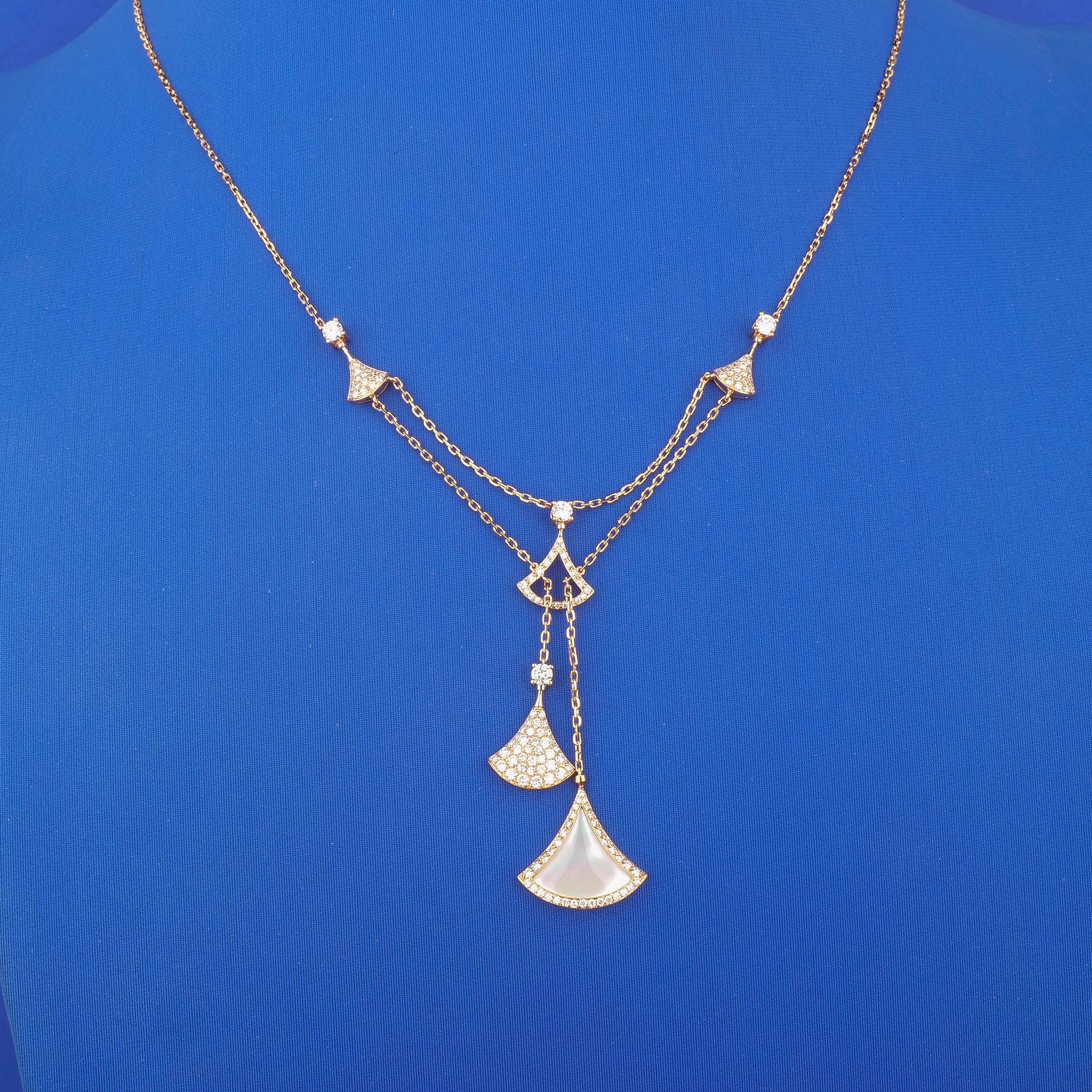 Rose Gold Diamond Necklace