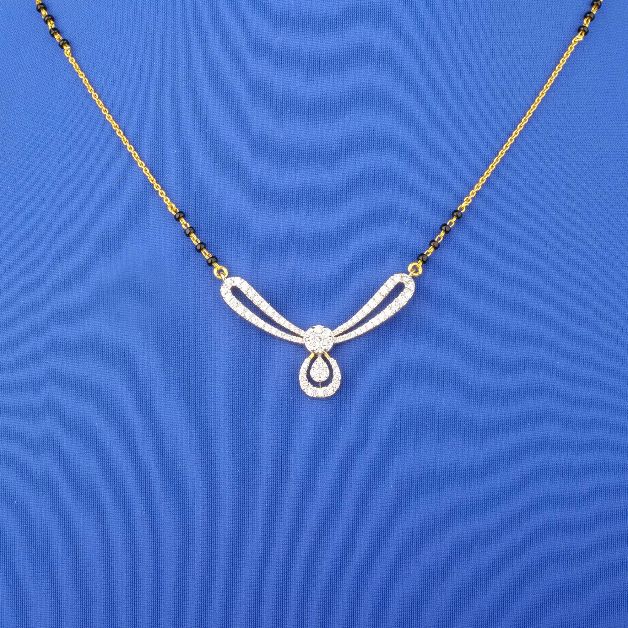 18K Yellow Gold Diamond 'Mangalsutra' Necklace