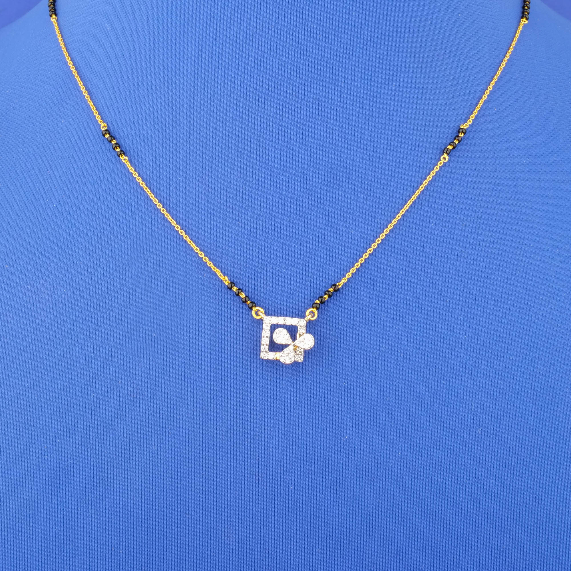 18K Yellow Gold Diamond 'Mangalsutra' Necklace