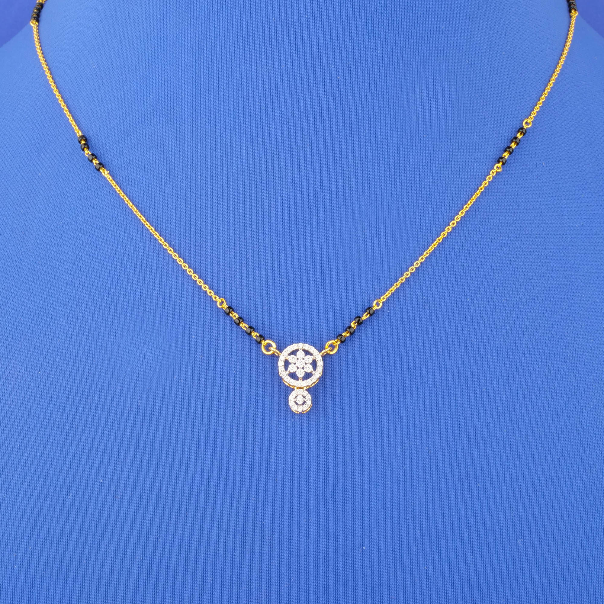 18K Yellow Gold Diamond 'Mangalsutra' Necklace