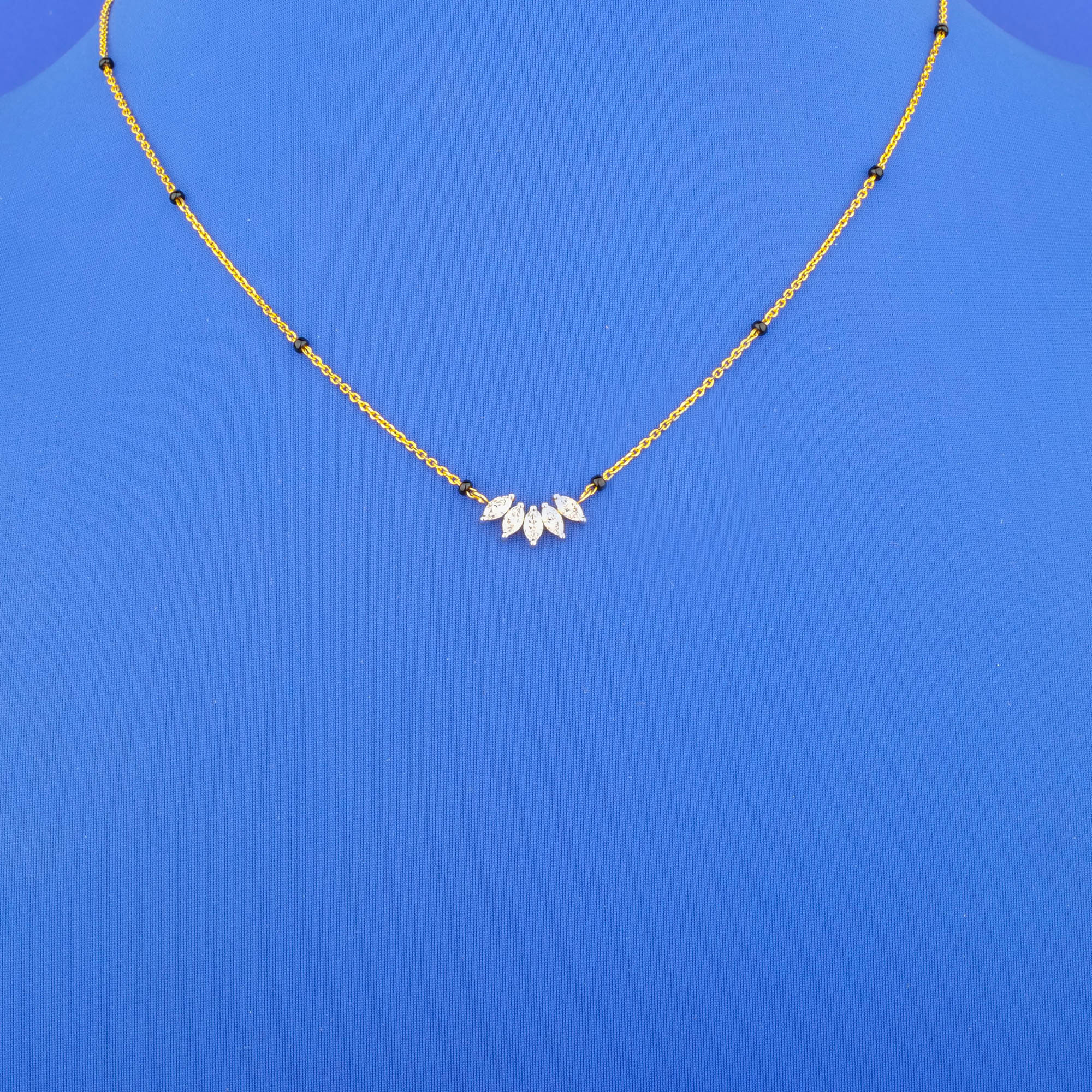 18K Yellow Gold Diamond 'Mangalsutra' Necklace