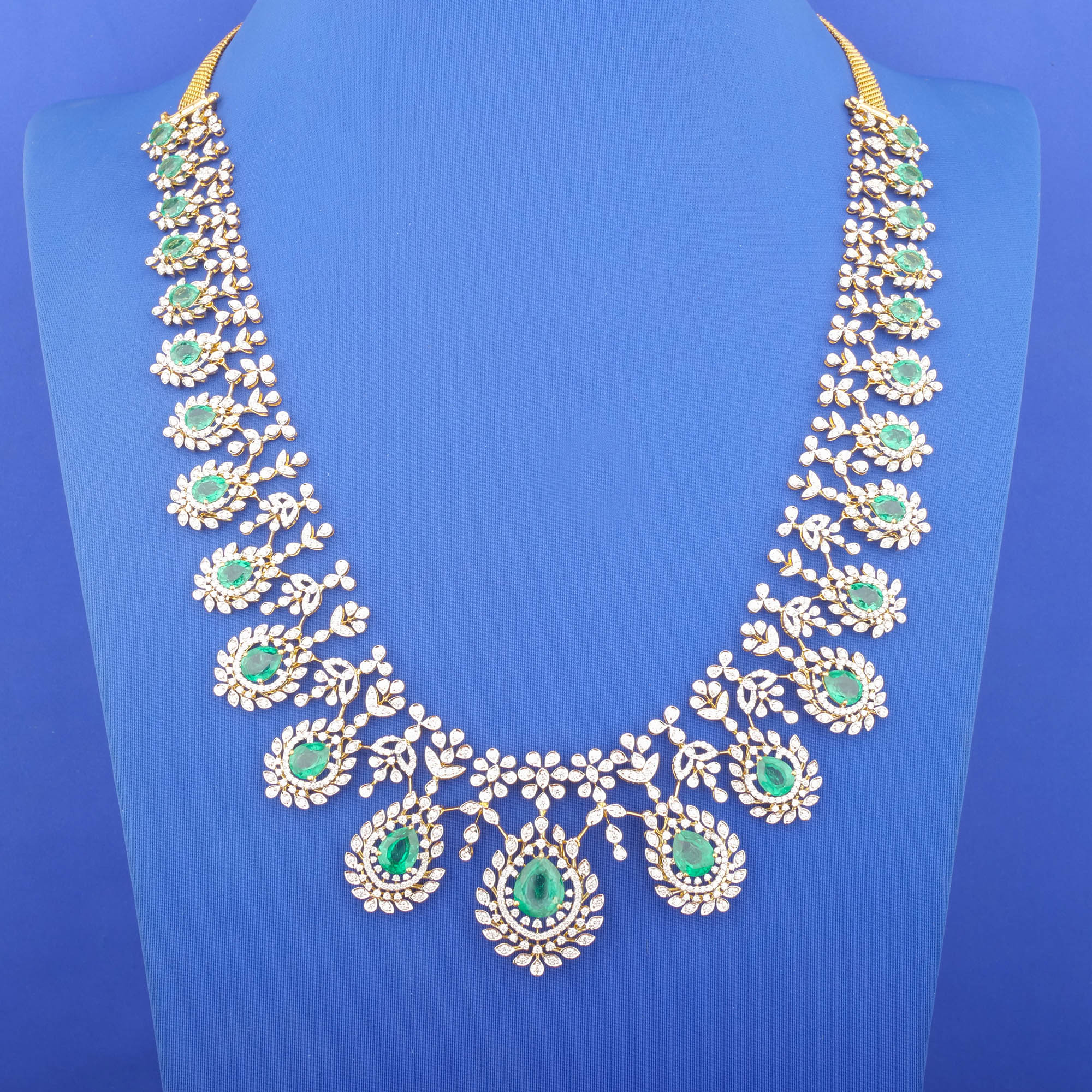 18K Yellow Gold Diamond Necklace/Belt