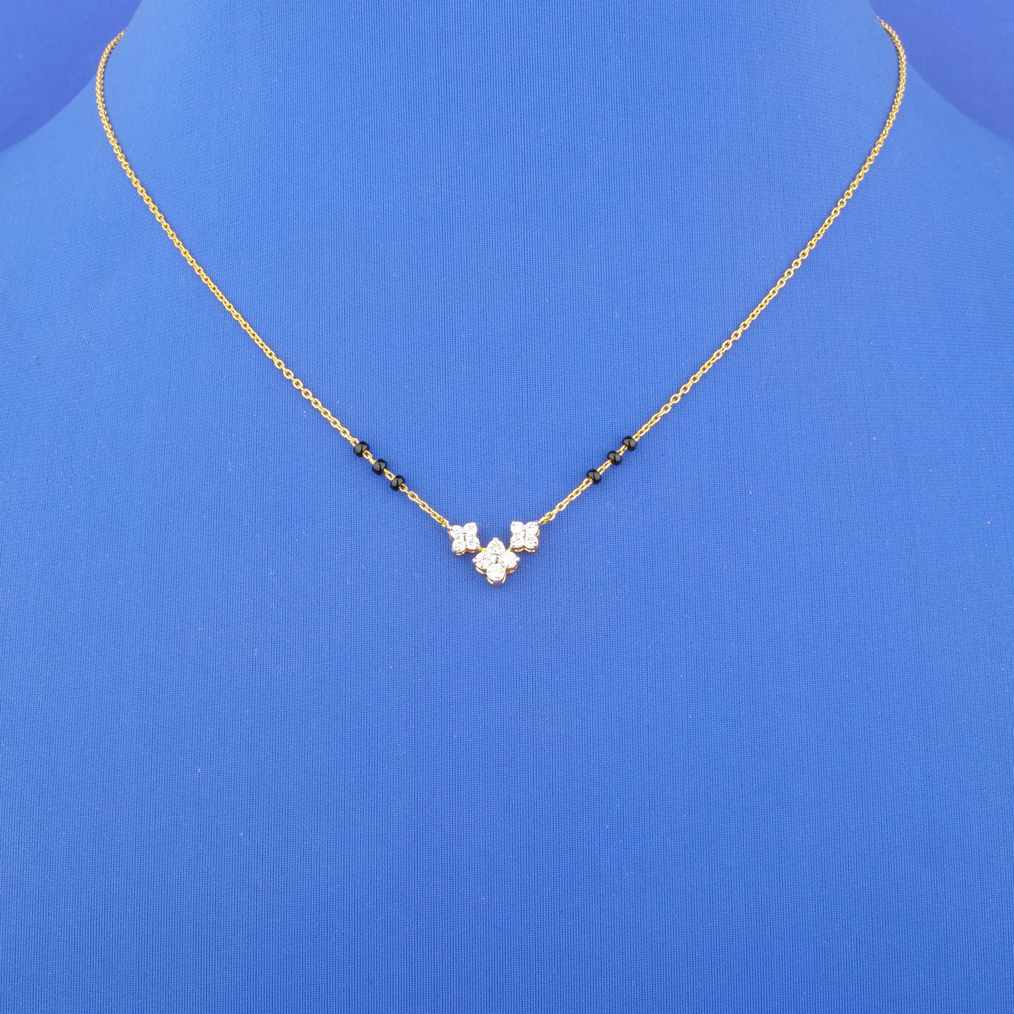 18K Yellow Gold Diamond 'Mangalsutra' Necklace