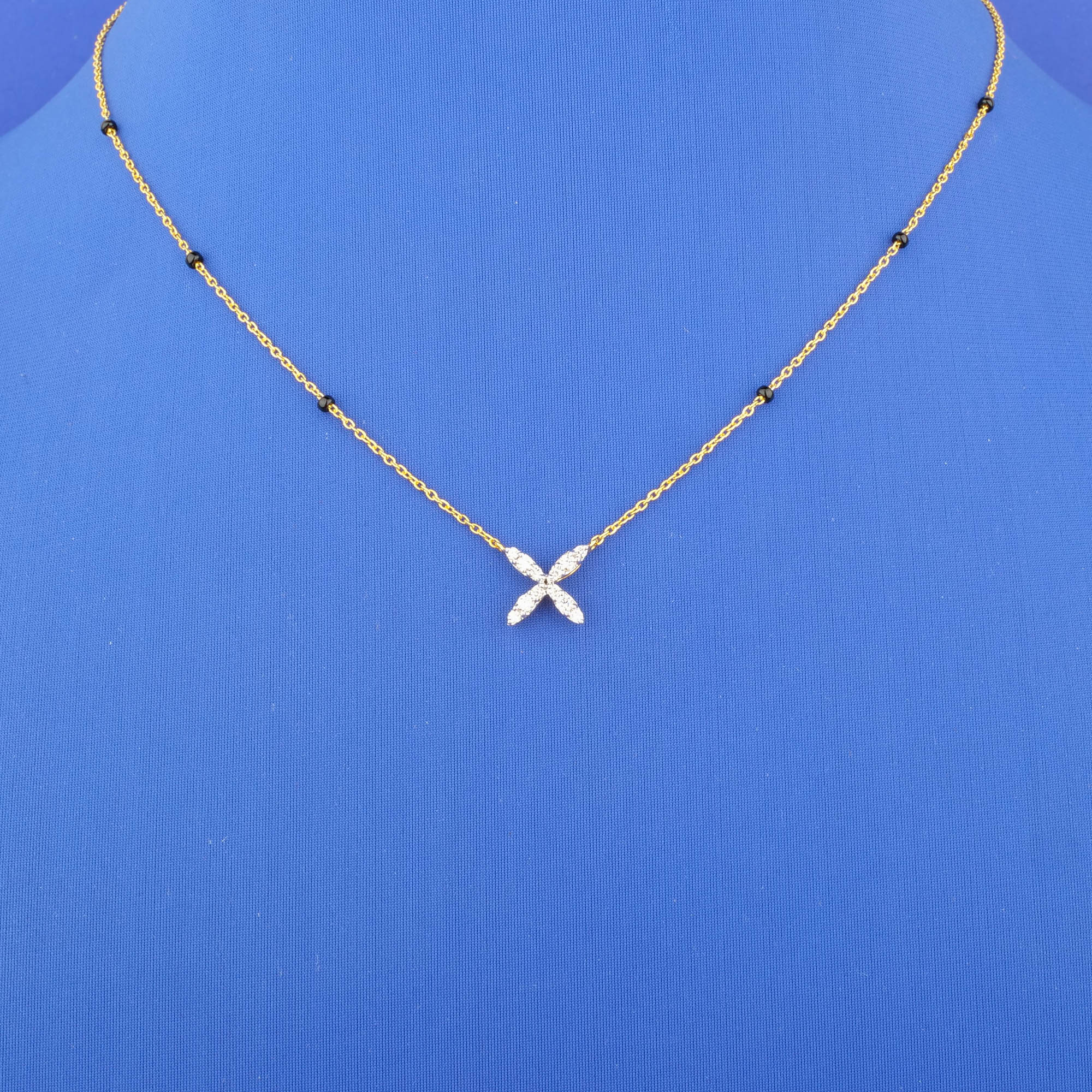 18K Yellow Gold Diamond 'Mangalsutra' Necklace