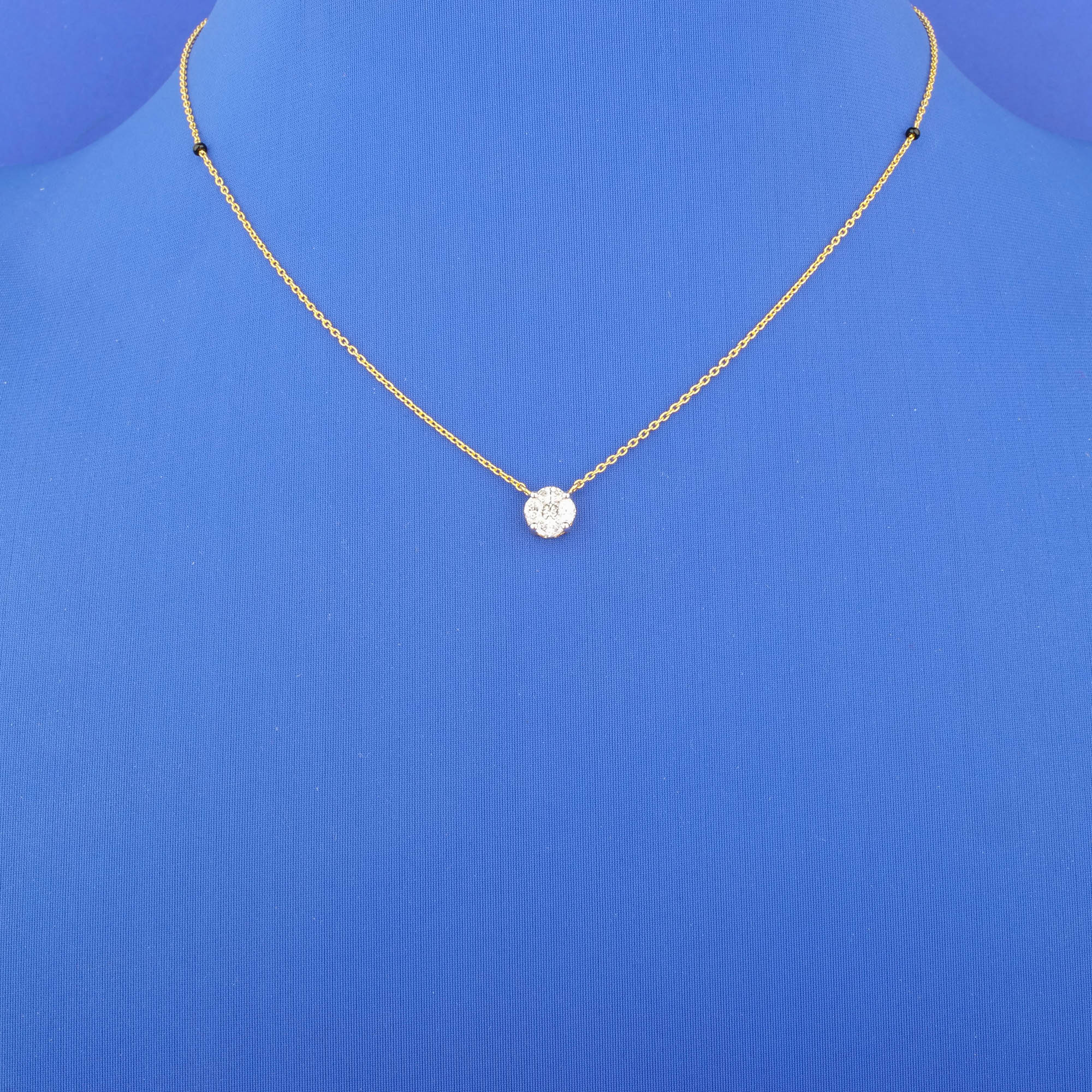 18K Yellow Gold Diamond 'Mangalsutra' Necklace