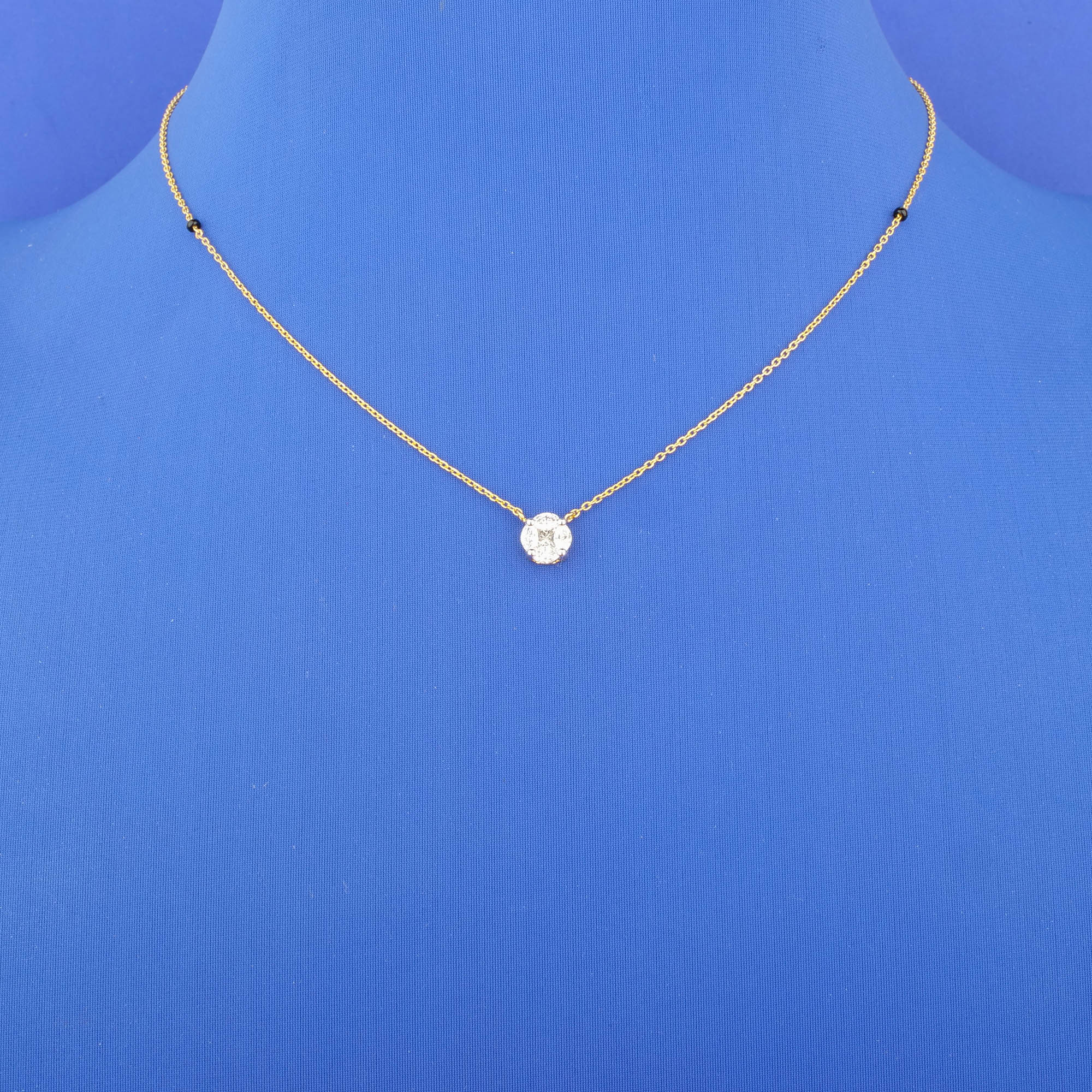 18K Yellow Gold Diamond 'Mangalsutra' Necklace